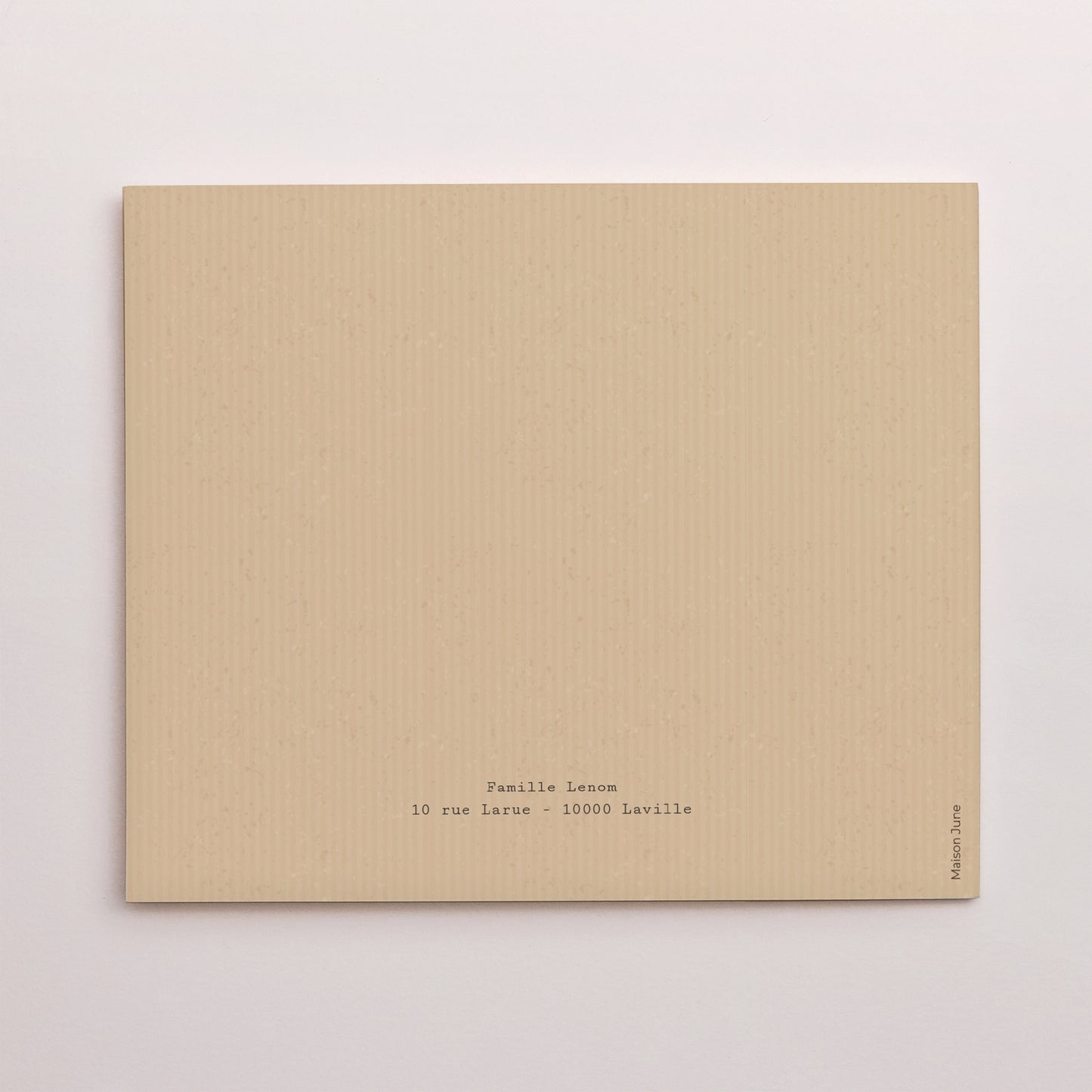 Geburtskarte Asymmetrische Zweiflügeltür Geburtsticket foto N° 3