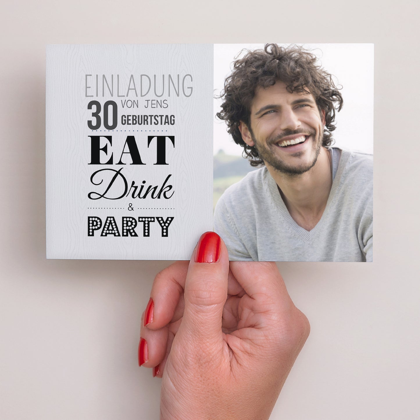 Einladungskarte Geburtstag Landschaft Das muss gefeiert werden foto N° 3