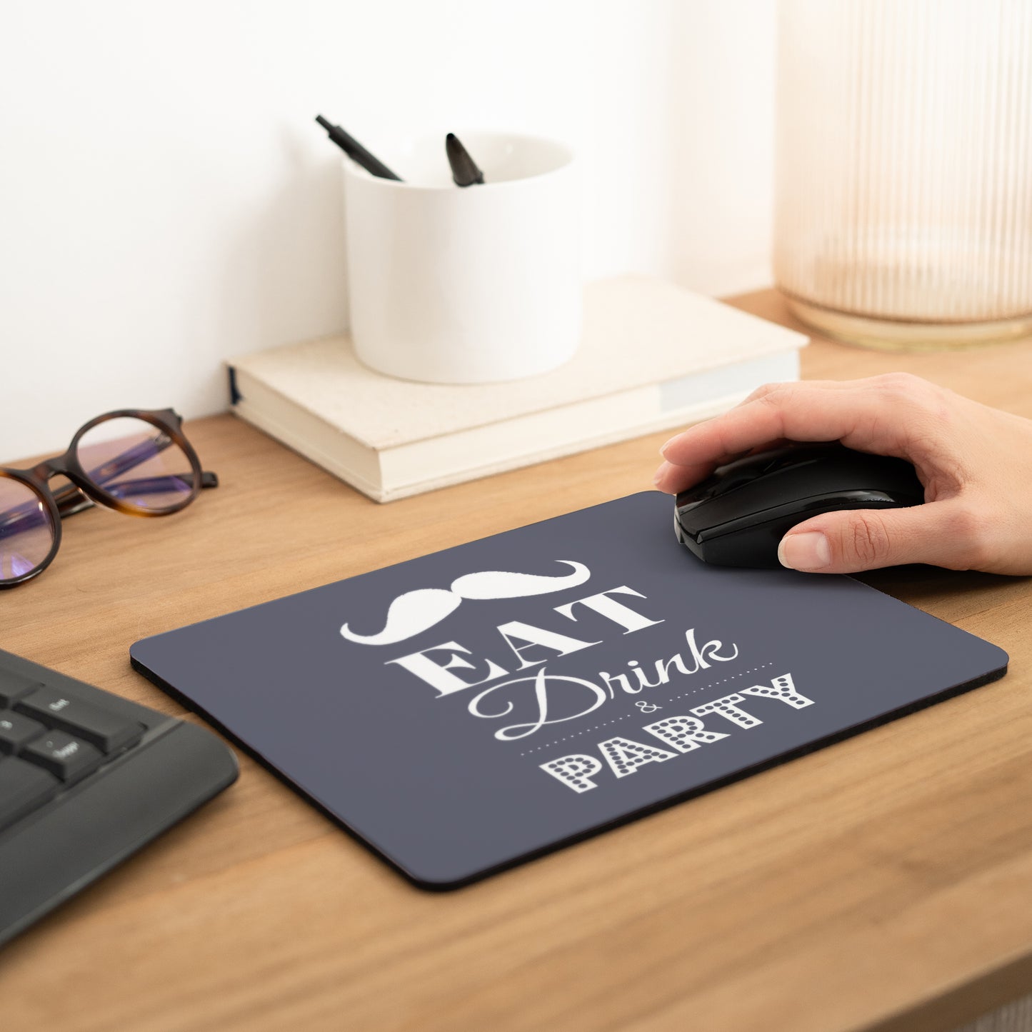 Mousepad Objekte Rechteck Papa, der Beste foto N° 2