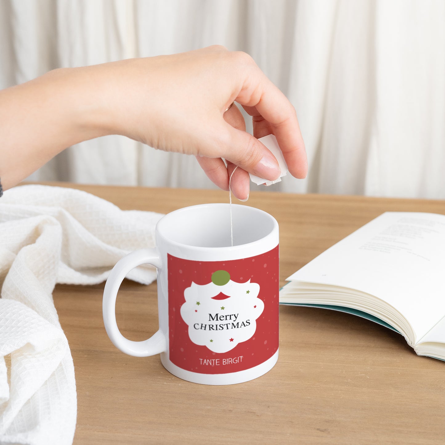 Tasse Objekte Weiß Der Bart von Noel foto N° 2