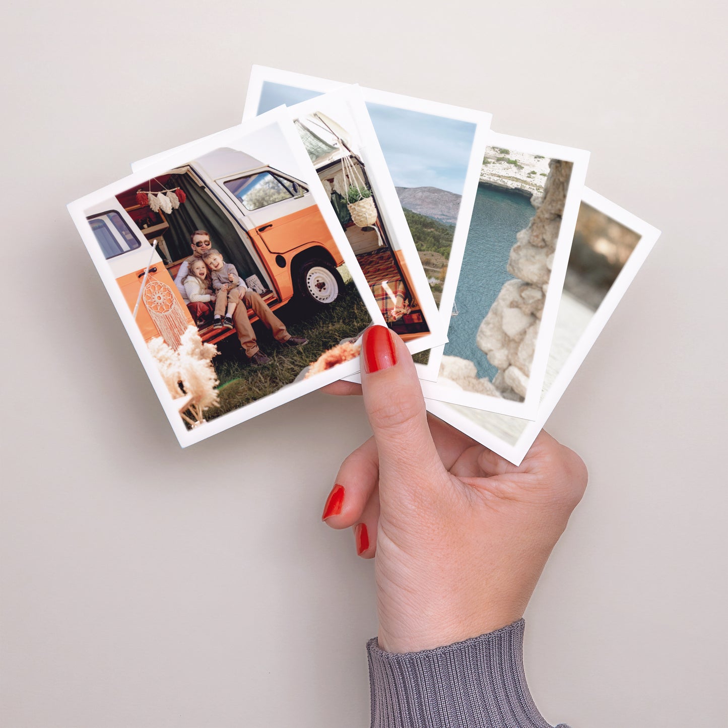 Fotoabzug Foto's Pack von 12 Basic Weiß foto N° 3