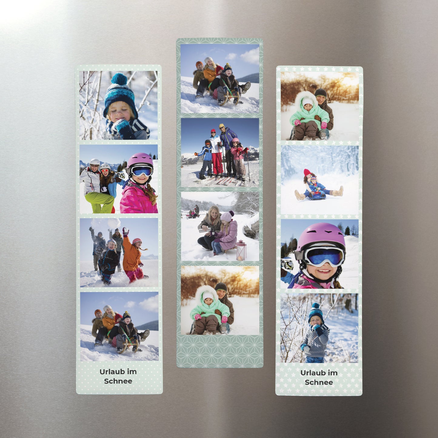 Fotoabzug Foto's Set aus 3, magnetisch Milder Winter foto N° 1