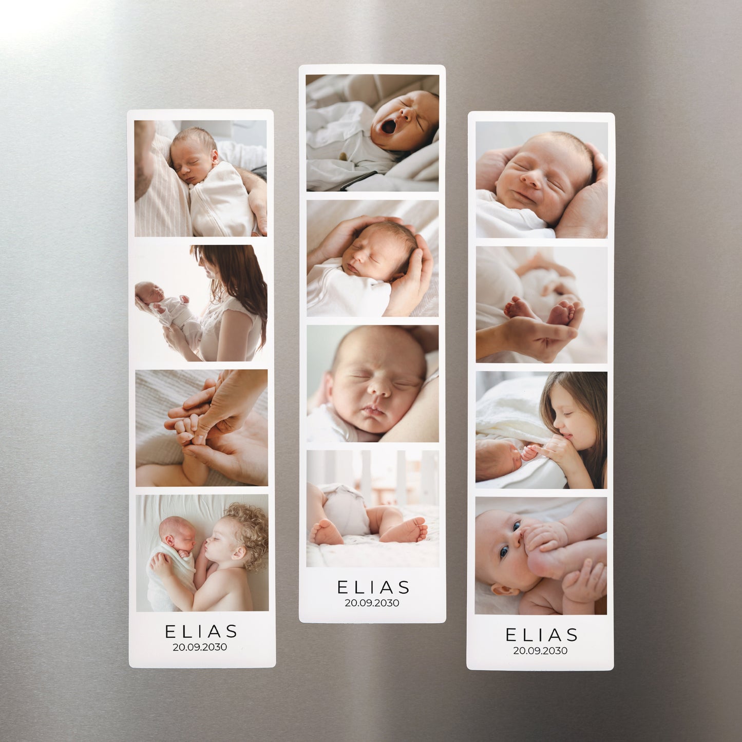 Fotoabzug Foto's Set aus 3, magnetisch Schwarz Classic foto N° 1