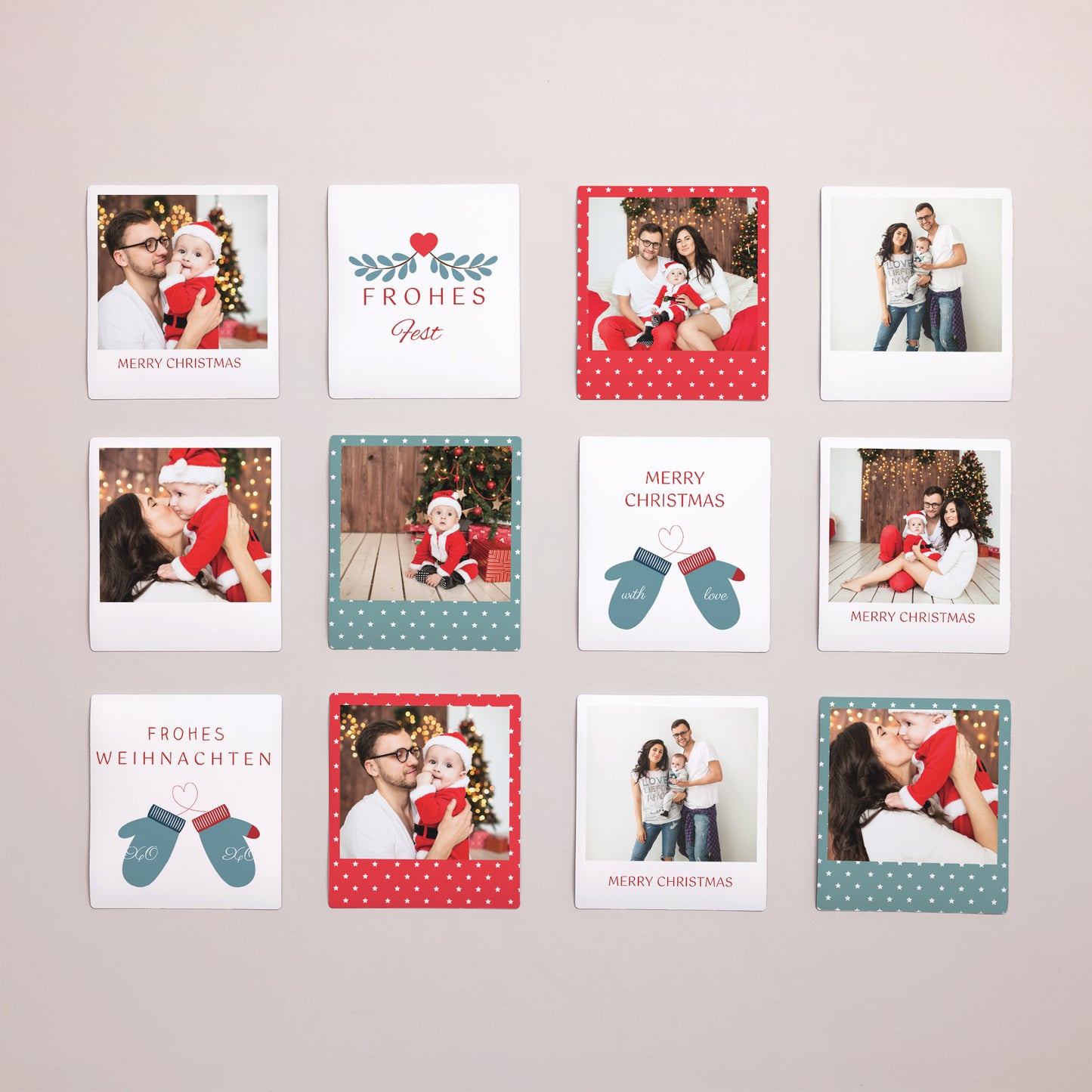 Fotoabzug Foto's Pack mit 12, magnetisch Happy II foto N° 1