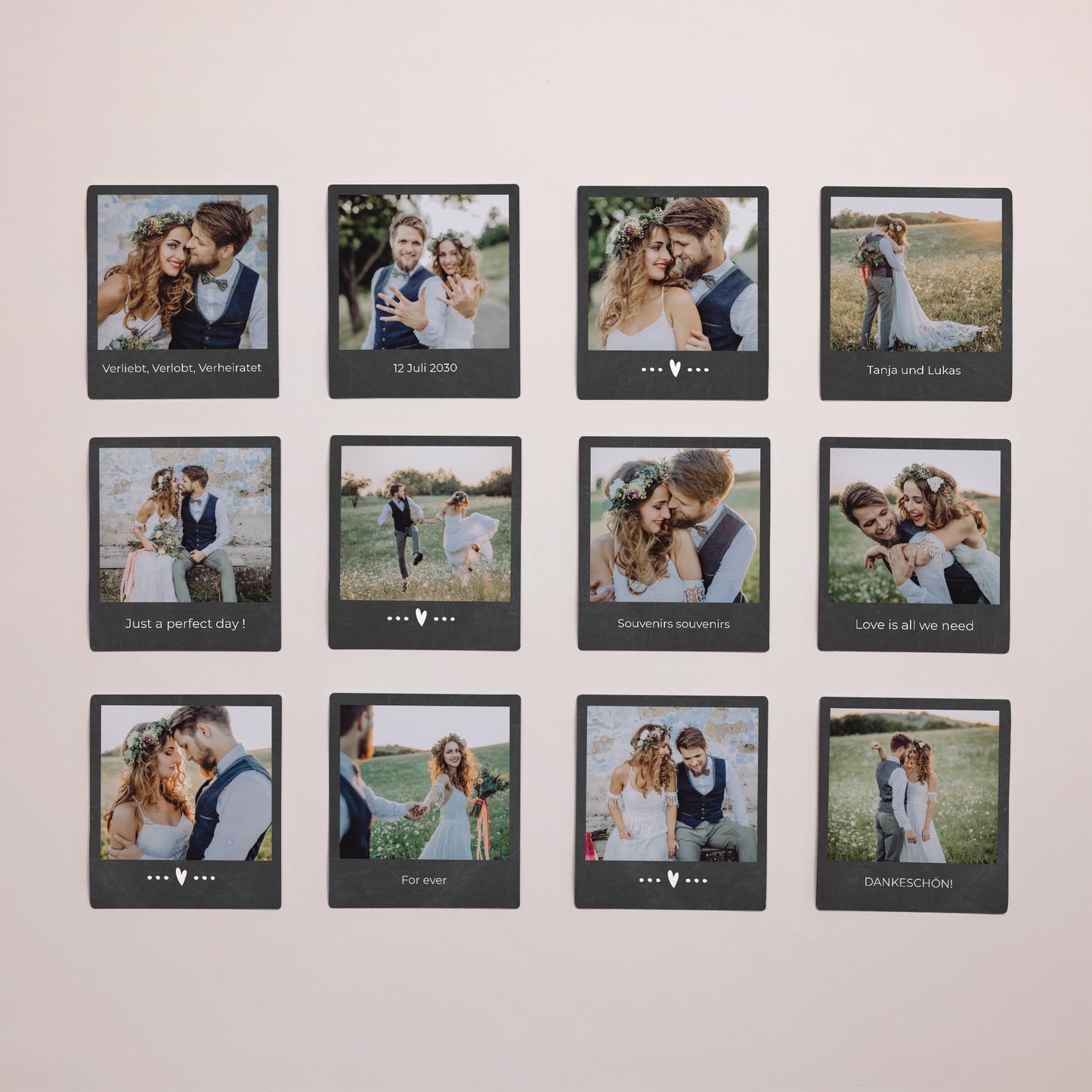 Fotoabzug Foto's Pack mit 12, magnetisch Mini Schiefer foto N° 1