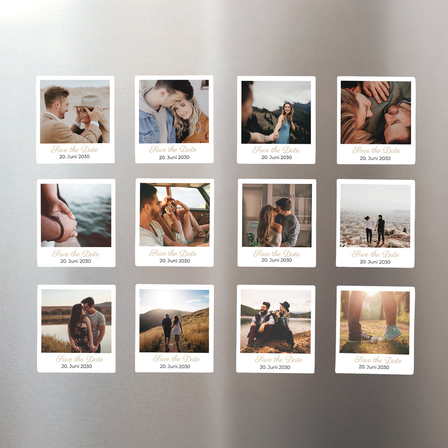 Fotoabzug Foto's Pack mit 12, magnetisch Magnet méli-mélo foto N° 1