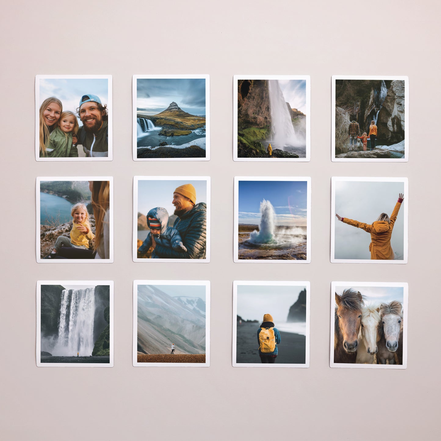 Fotoabzug Foto's Pack mit 12, magnetisch Basic Magnetic White foto N° 1
