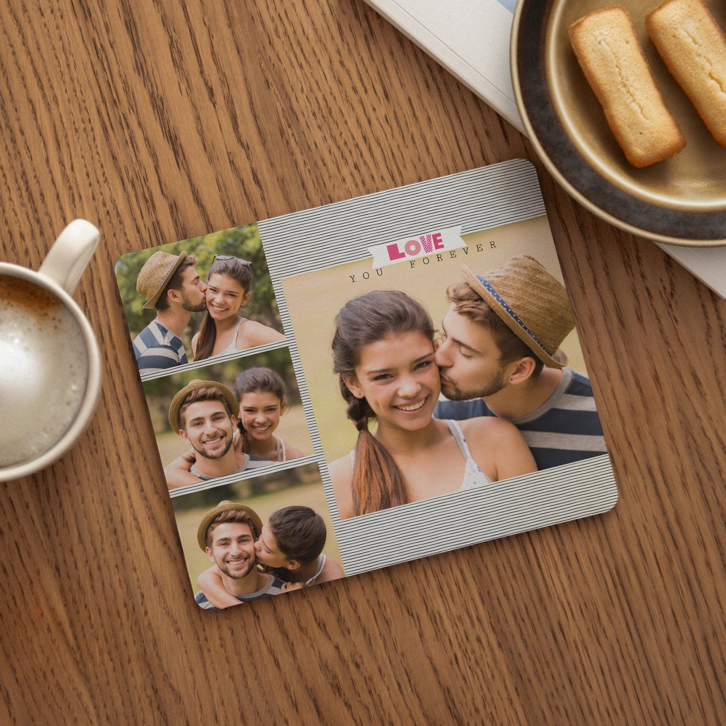 Mousepad Objekte Rechteck Auf den Geschmack der Liebe foto N° 1