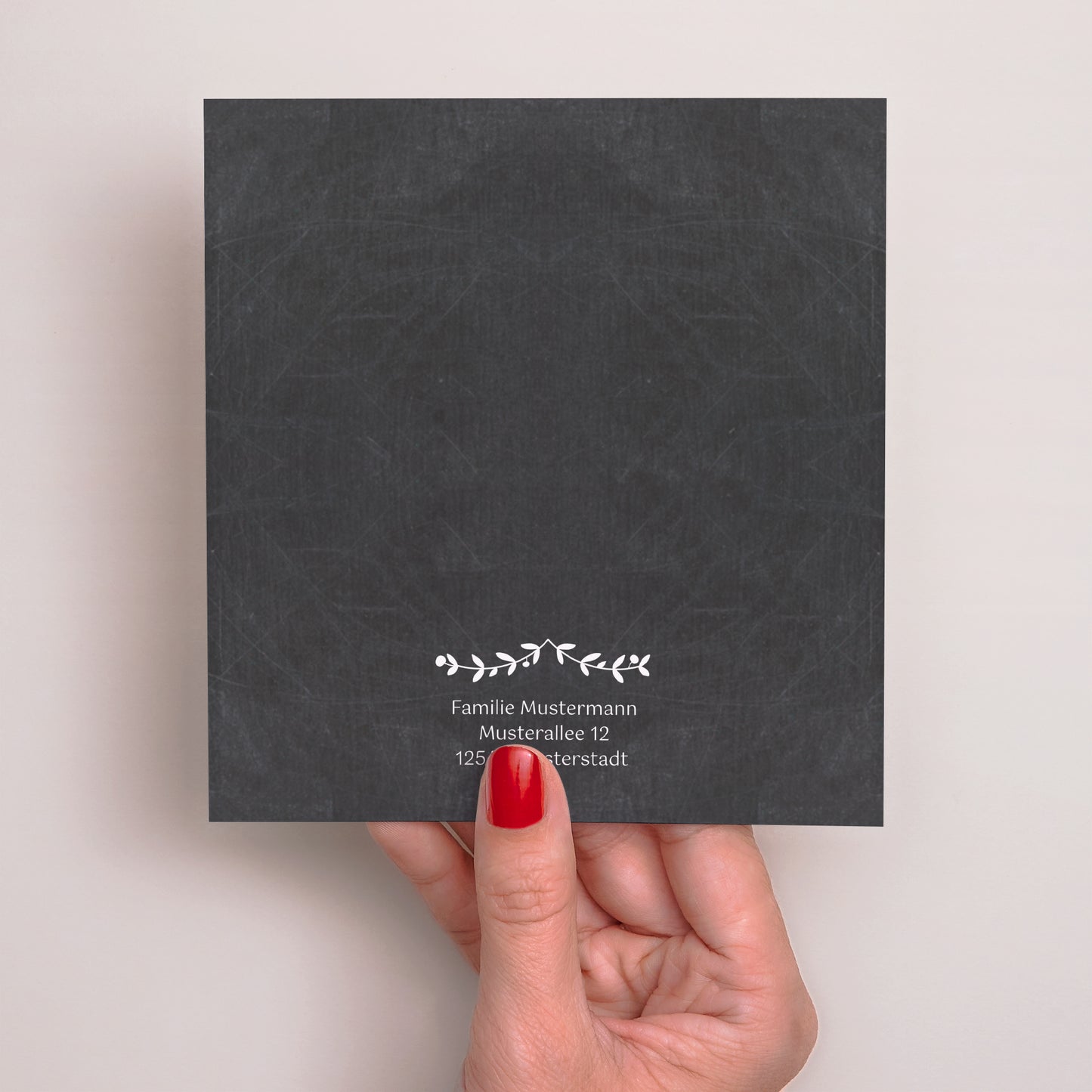 Taufeinladung Quadrat Zu zweit ist es besser foto N° 3