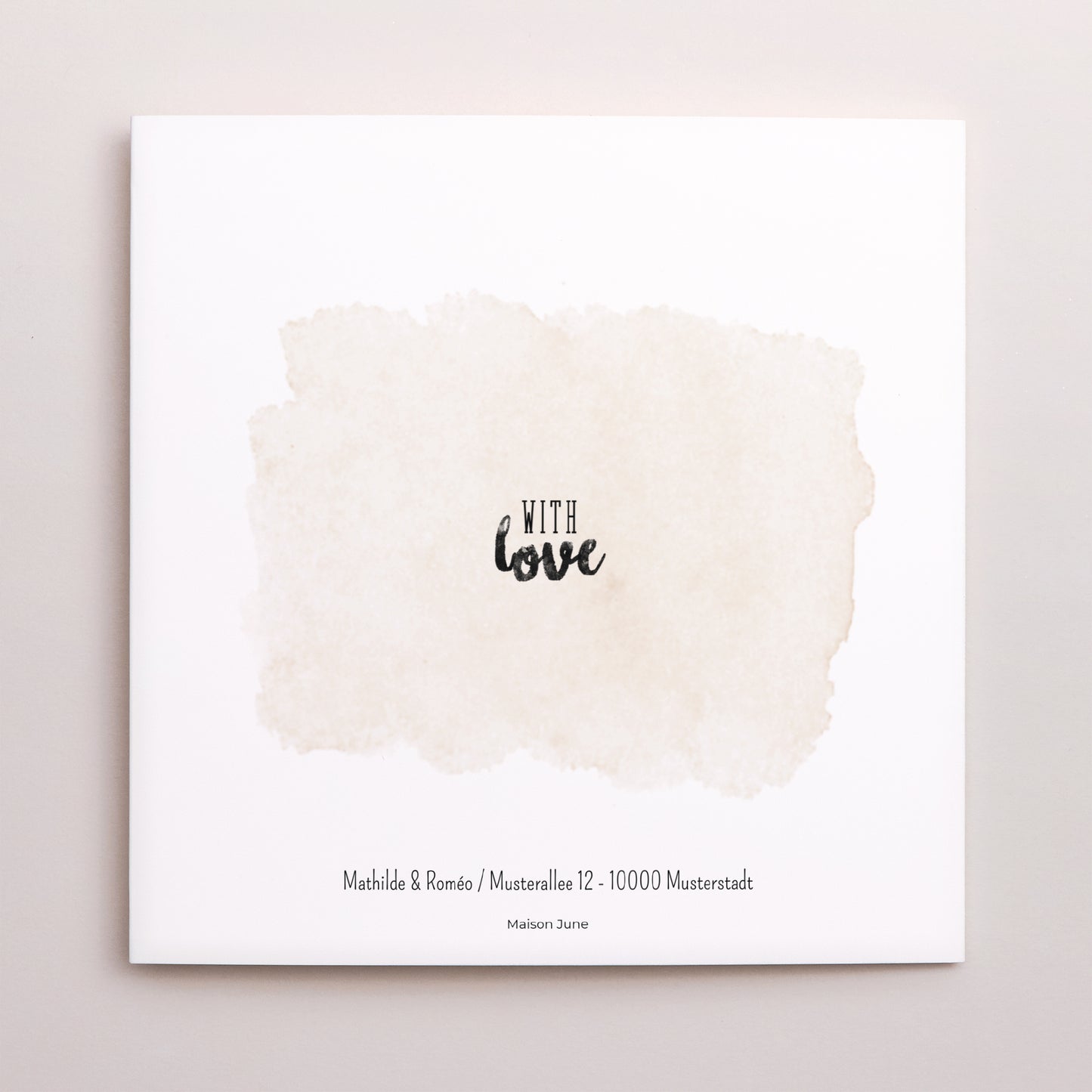 Hochzeitseinladung Doppelflügiges Quadrat 2CV Citroen foto N° 3