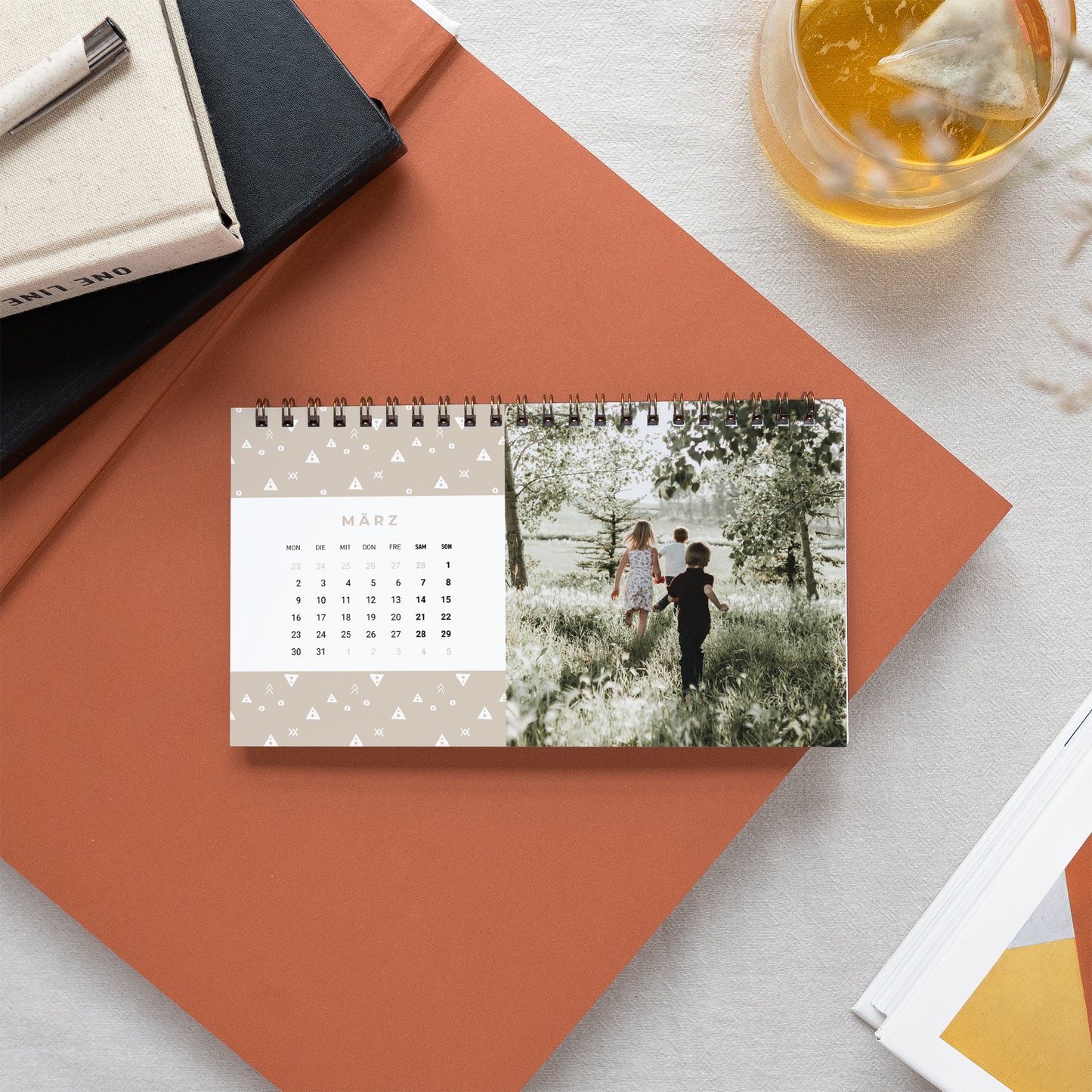 Kalender Weihnachten Büro, Landschaft Indischer Trend foto N° 3