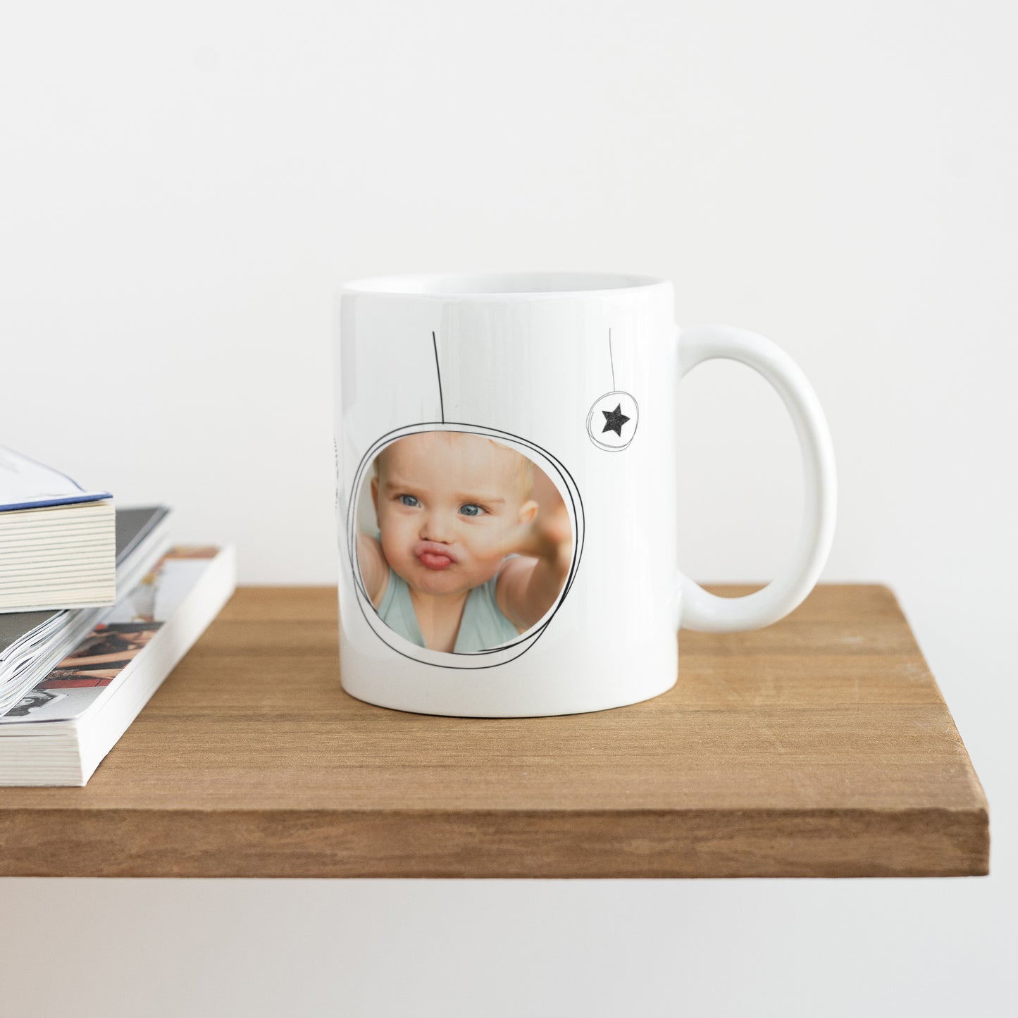 Tasse Objekte Weiß Weihnachtskugeln & Sterne foto N° 4