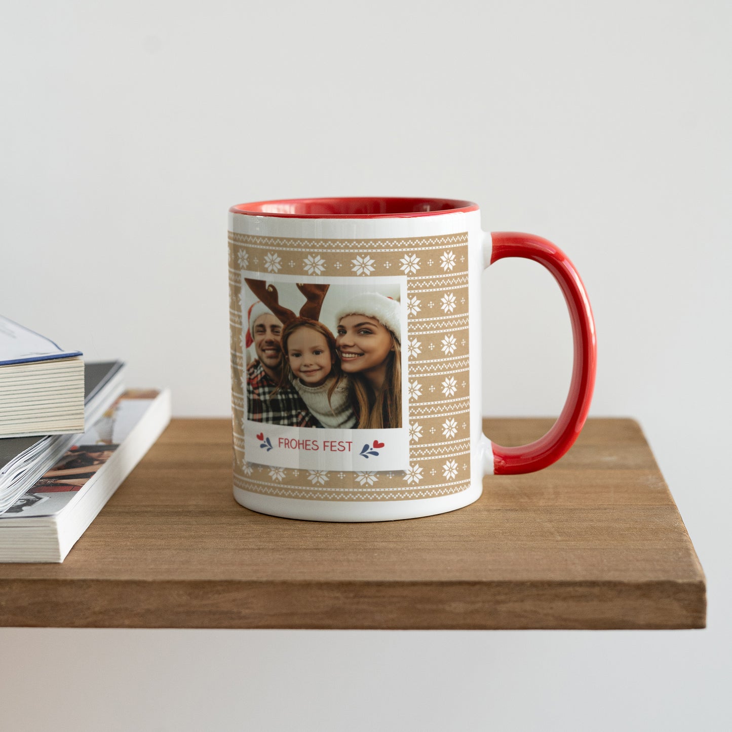 Tasse Objekte Rot Rote Weihnacht foto N° 4