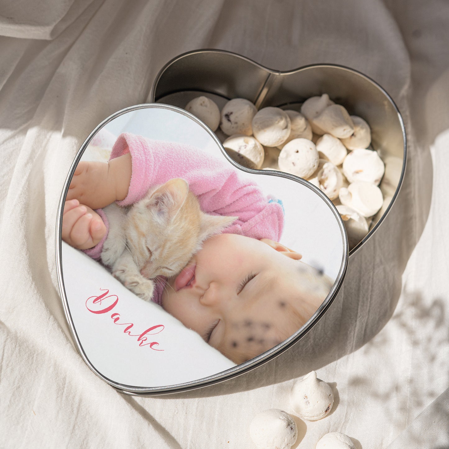 Metalldose Objekte Herz Mit Liebe foto N° 2