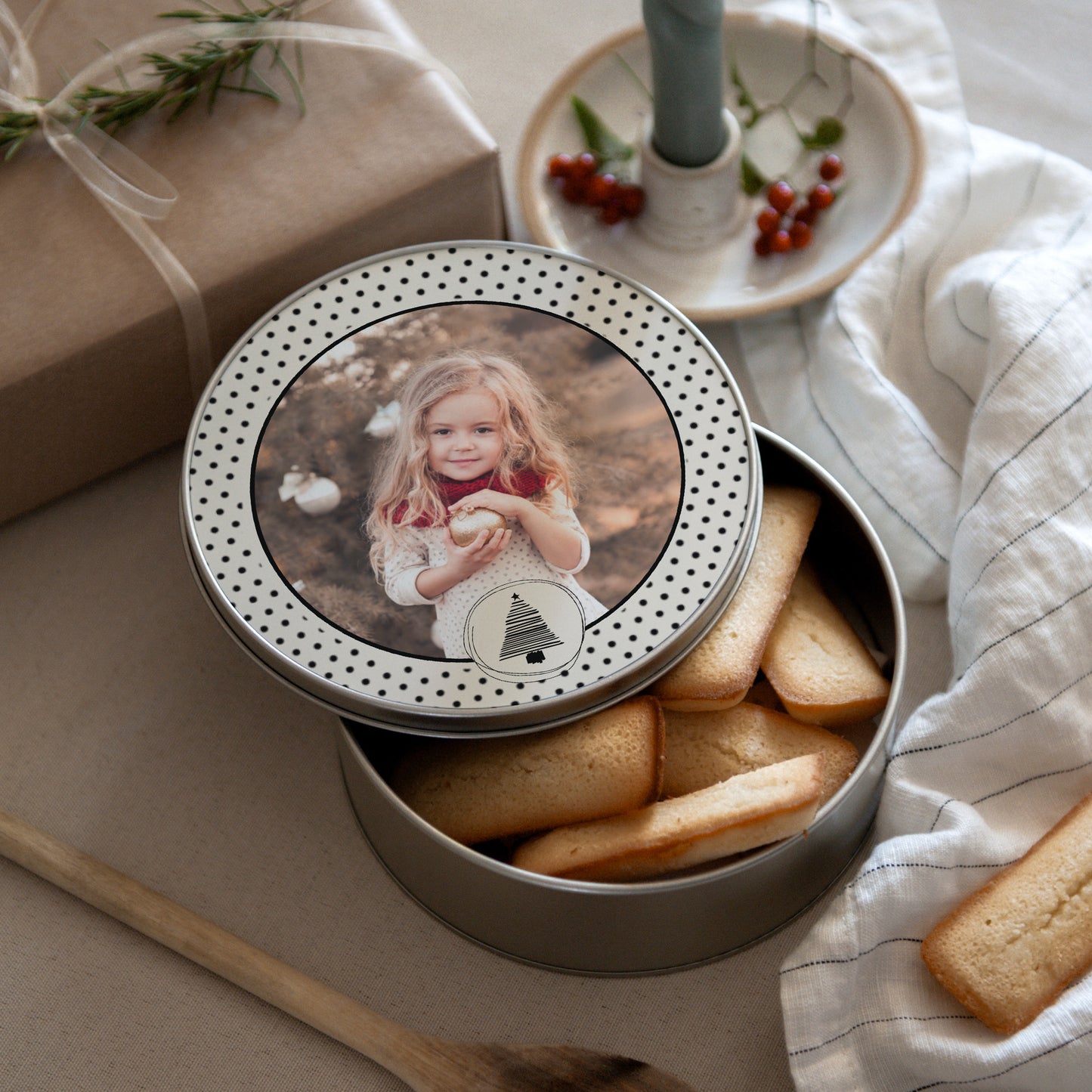 Metalldose Objekte Runde Erbsen im Kreis foto N° 3