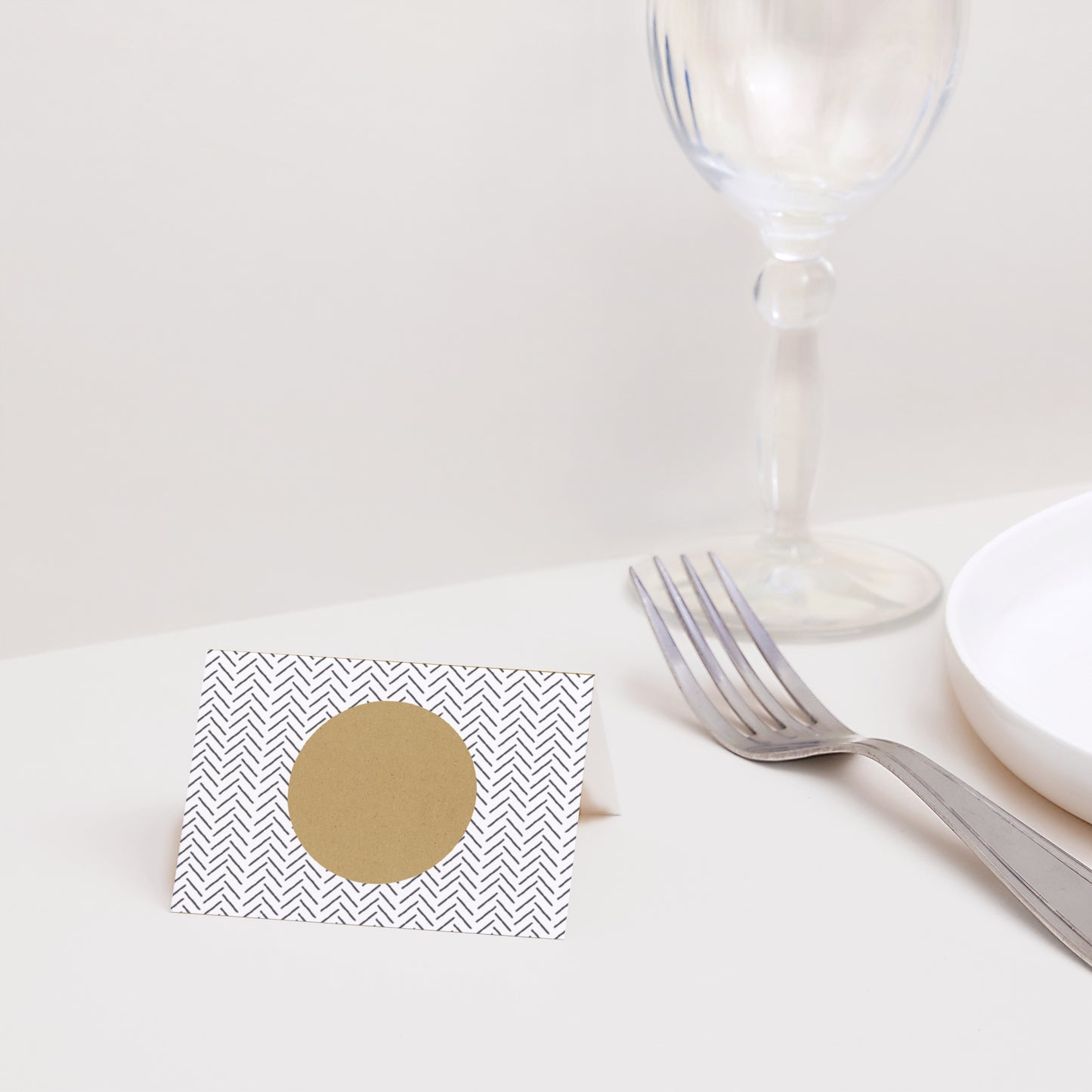 Tischkarten Hochzeit Quer Traits & Kraft foto N° 2