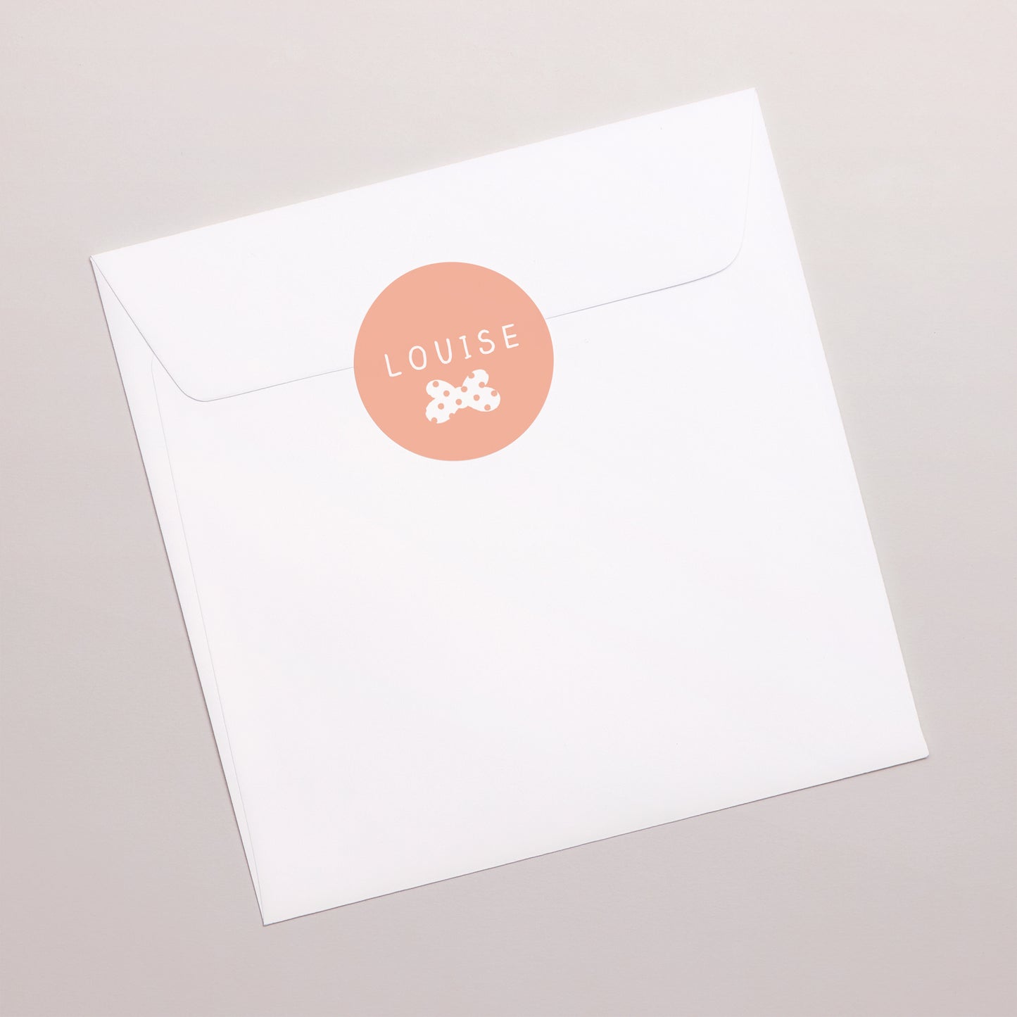 Sticker Geburt Rund Polaroid Mädchen foto N° 3