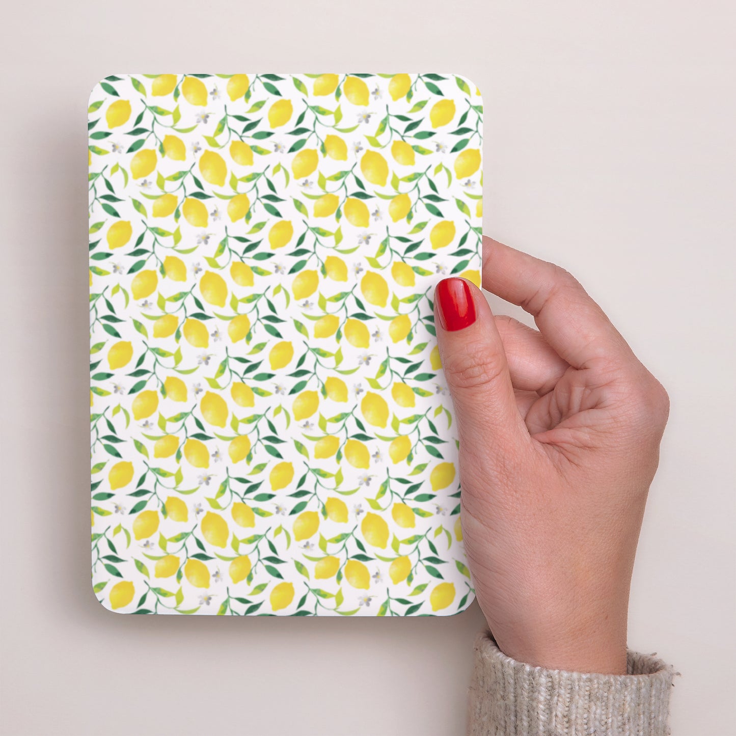 Einladungskarte Geburtstag Porträt, abgerundete Kanten Zitronenfest foto N° 3