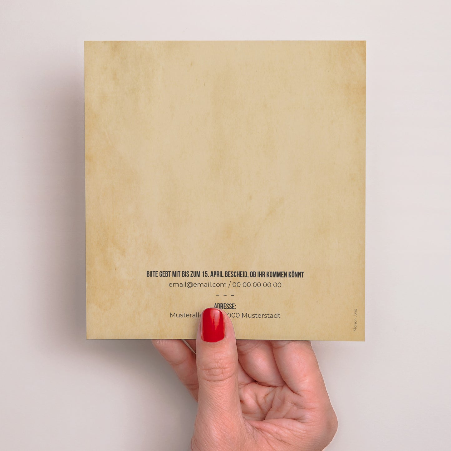 Einladungskarte Geburtstag Quadrat Fußballparty foto N° 3