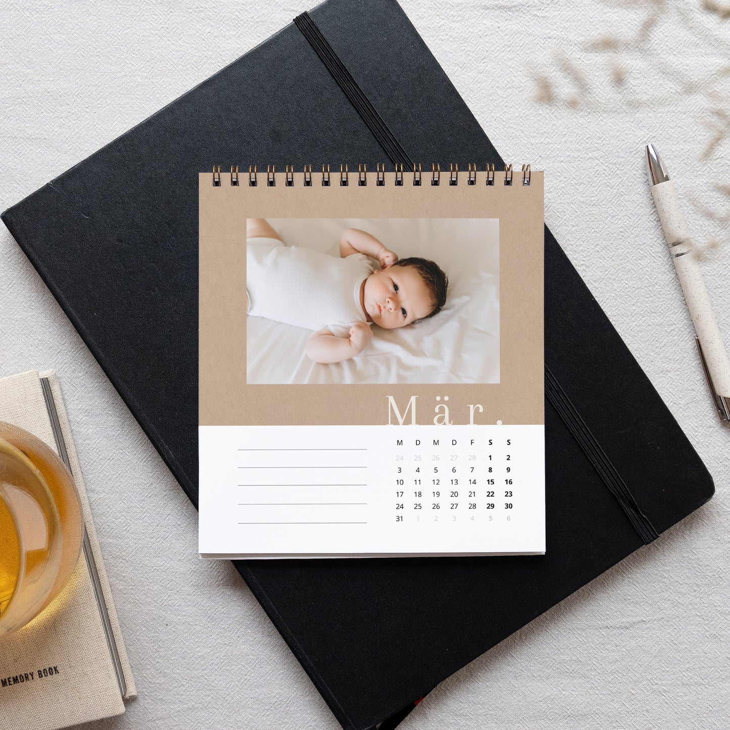 Kalender Weihnachten Büro, Staffelei Familienporträts foto N° 3