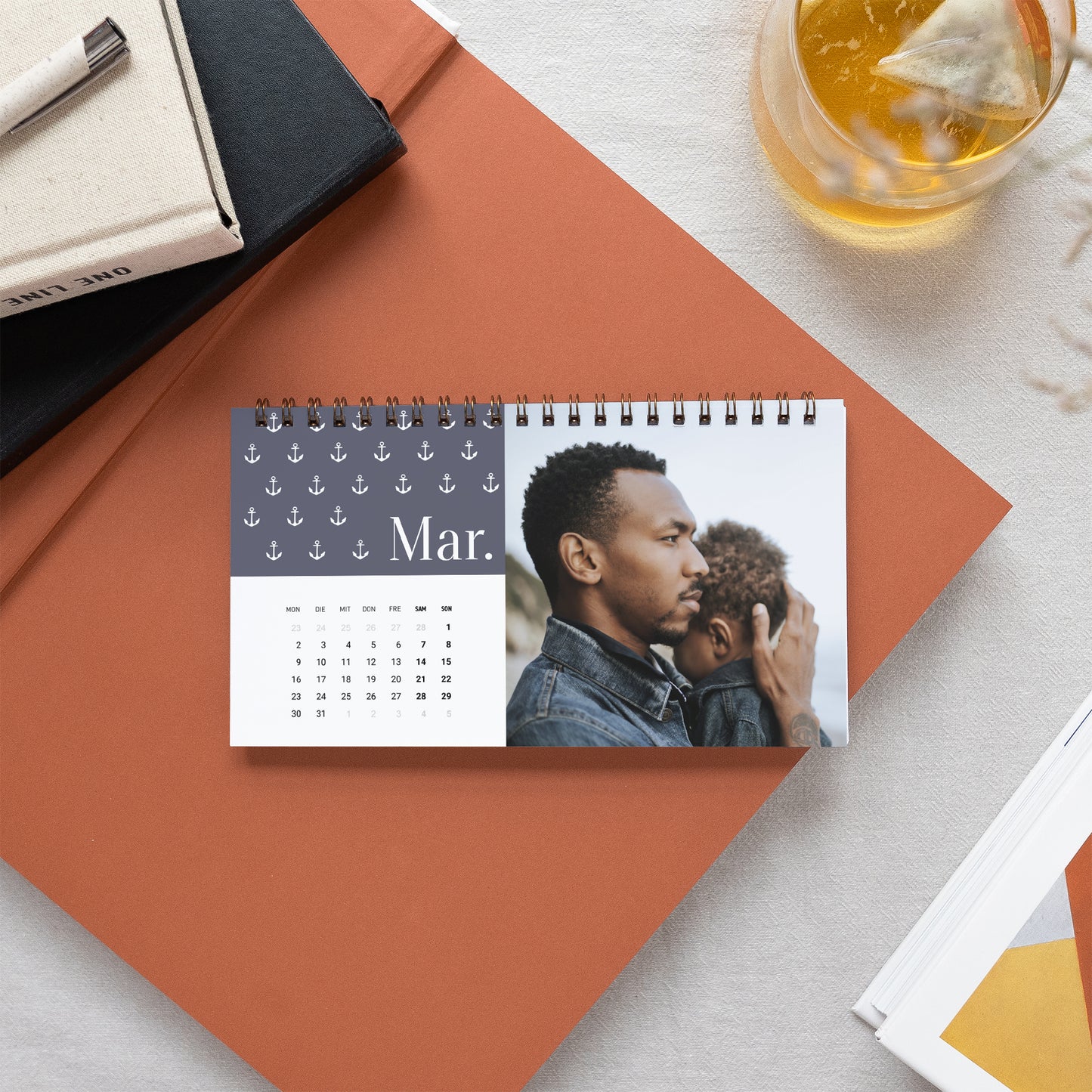 Kalender Weihnachten Büro, Landschaft Marineanker foto N° 3