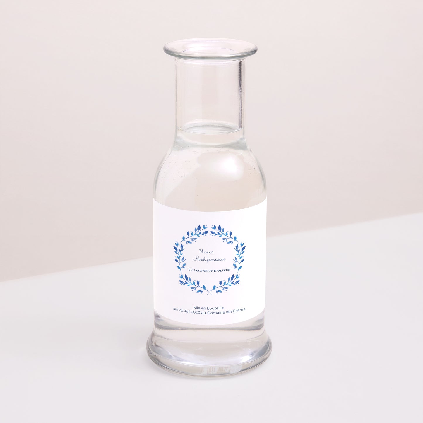 Flaschenetikett Hochzeit Landschaft Mediterrane Akzente foto N° 2