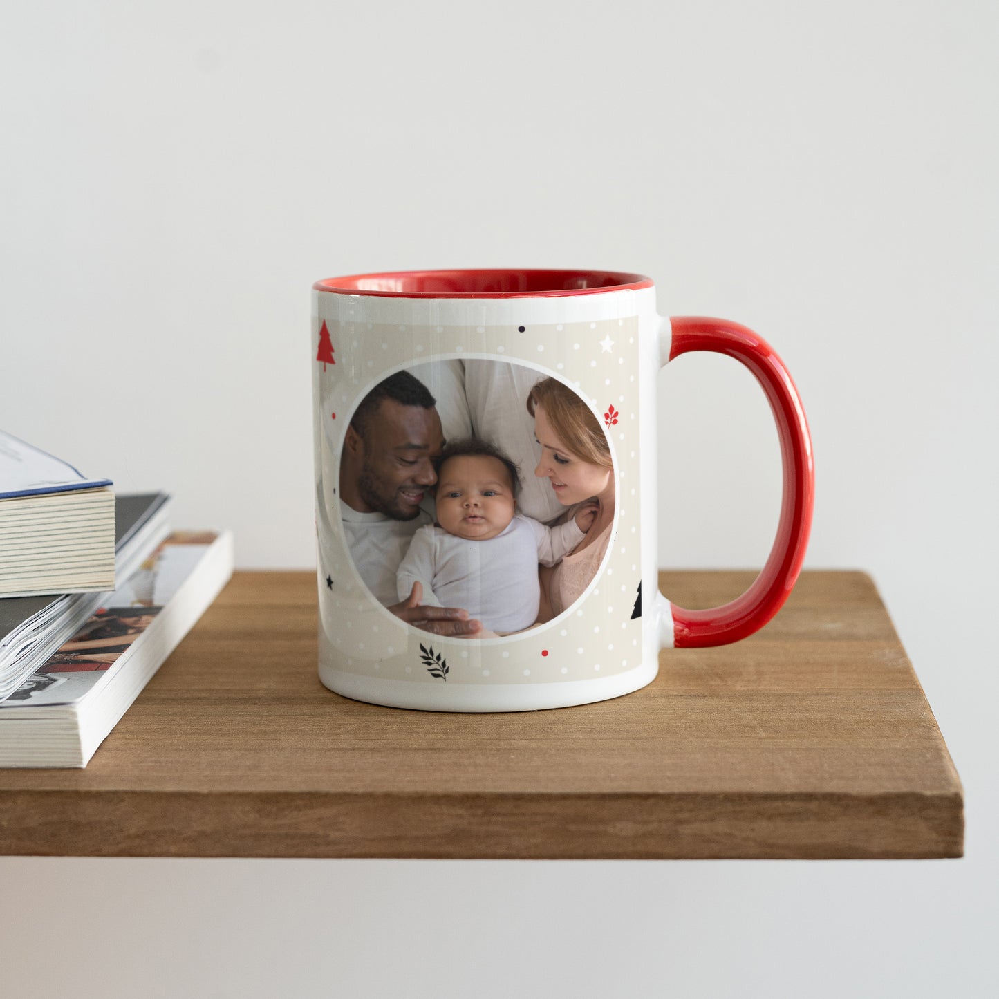 Tasse Objekte Rot Weihnachten in der Familie foto N° 4
