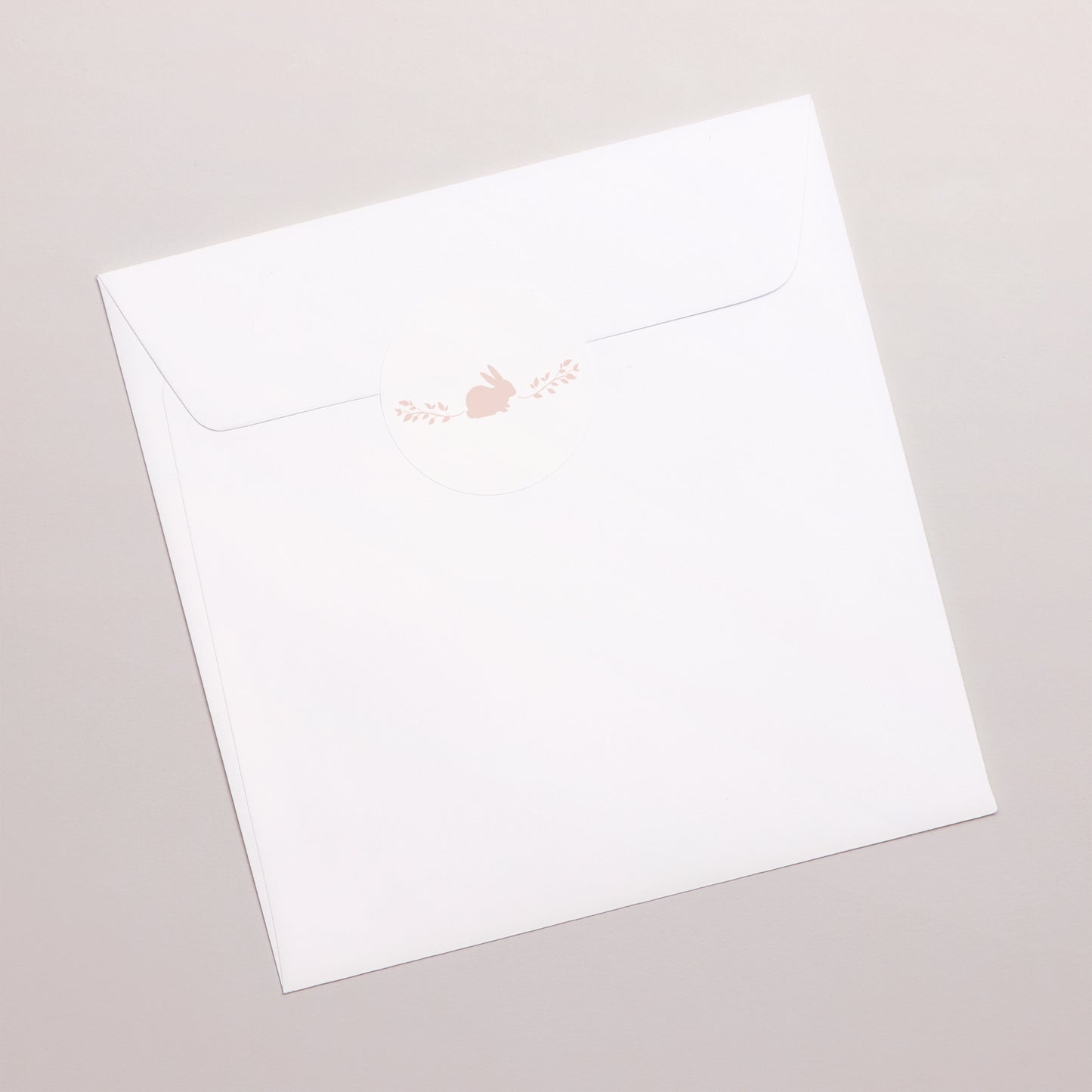 Sticker Geburt Rund Goldenes Kaninchen foto N° 3