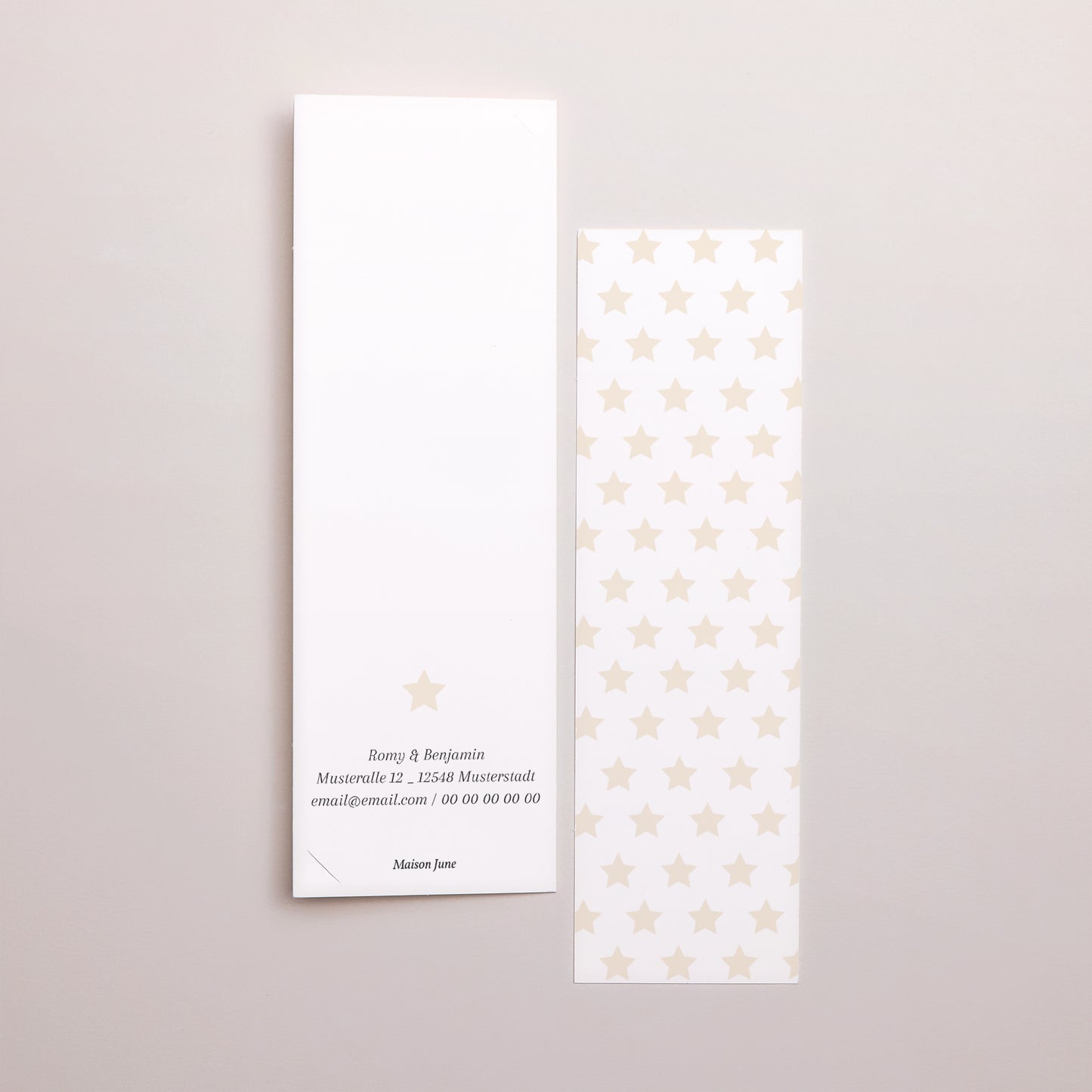 Geburtskarte Fotoautomaten Lesezeichen Milchstraße foto N° 3