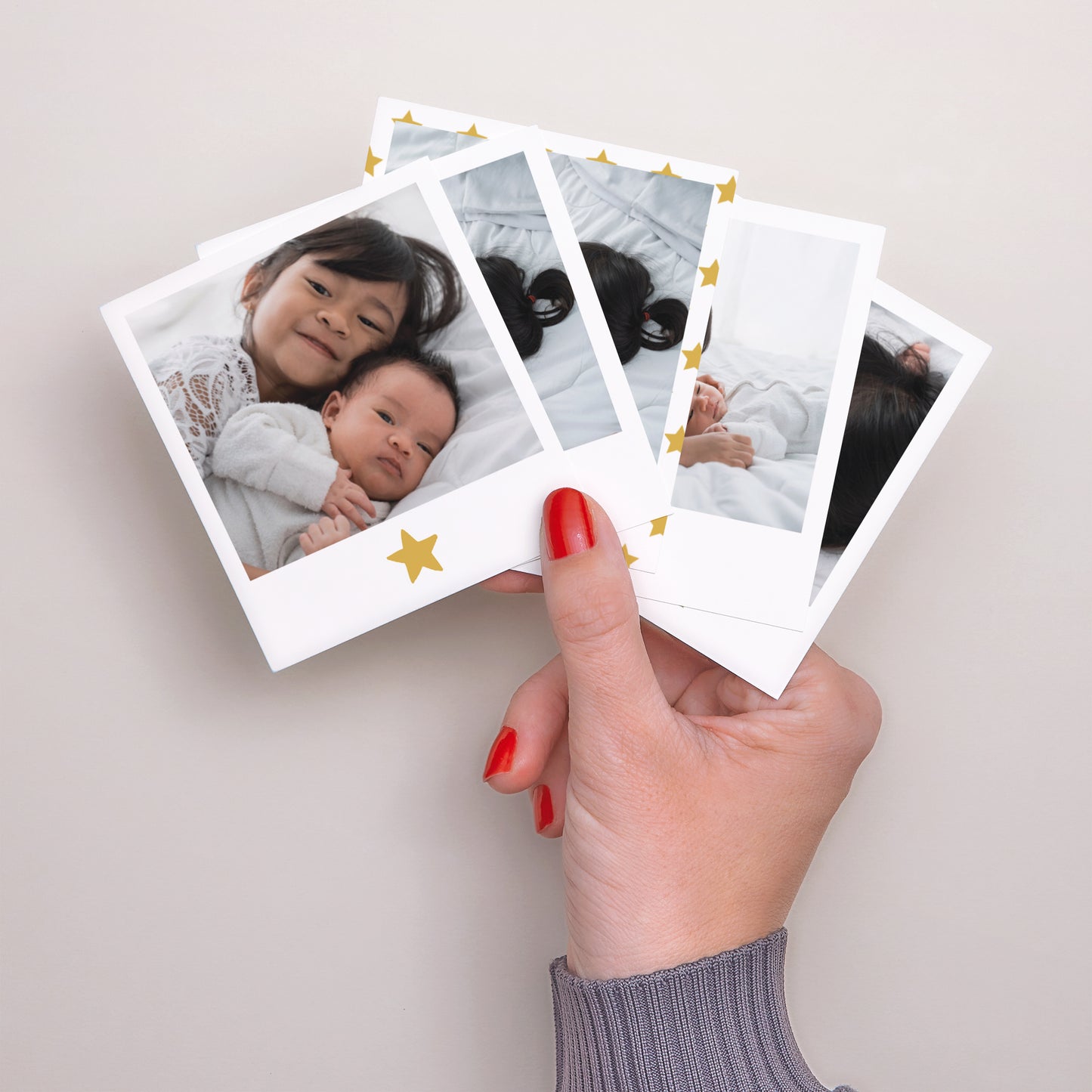 Fotoabzug Foto's Pack von 12 Grün und Ocker foto N° 3