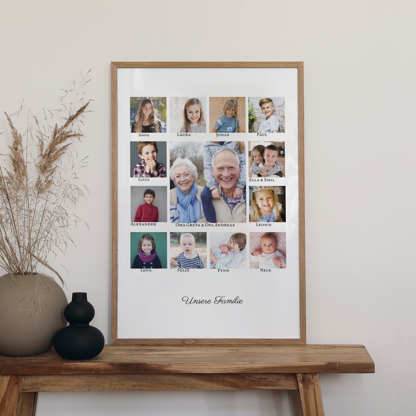 Poster Foto's Porträt 60 x 90 cm Vereinigte Familie foto N° 2