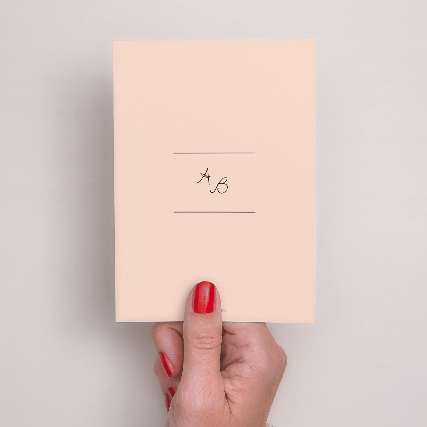 Einladungskarte Hochzeit Porträt Aquarello foto N° 3