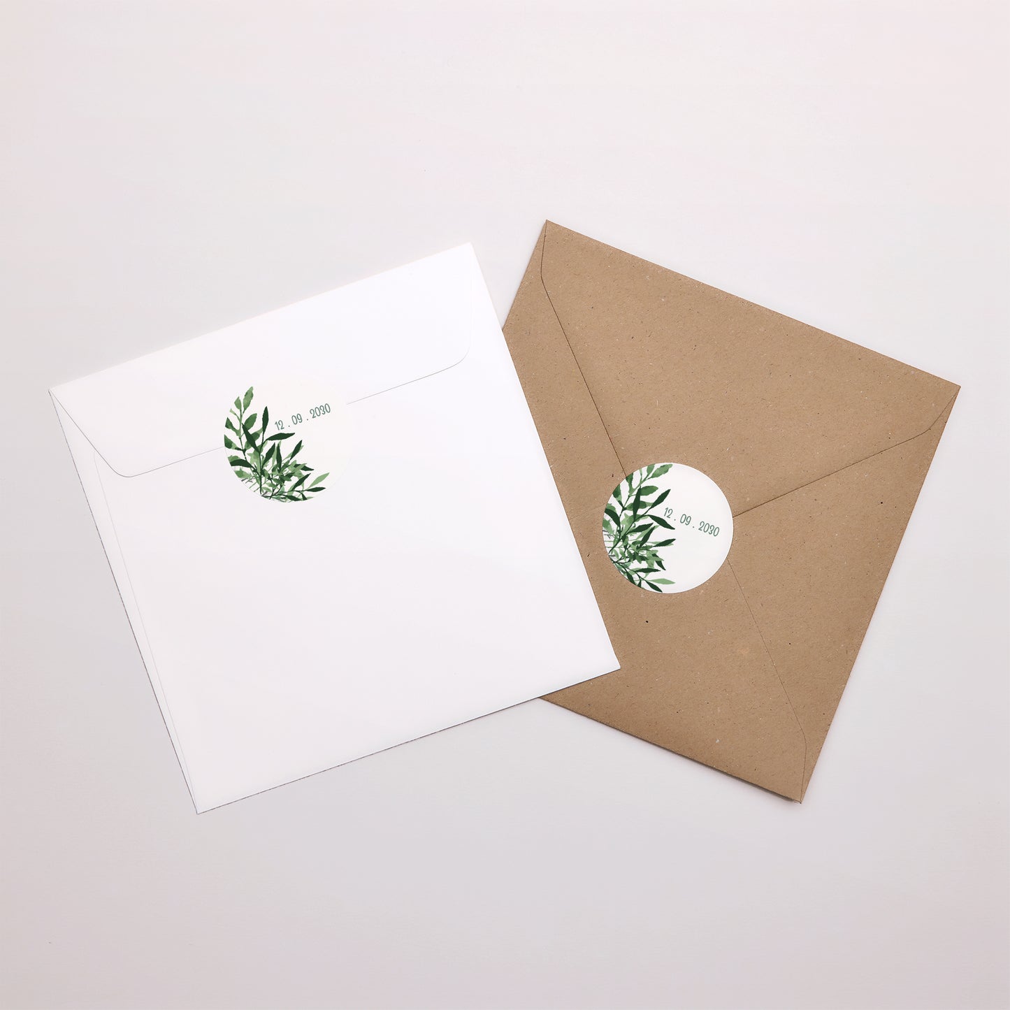 Sticker Hochzeit Rund Pflanzlich foto N° 3