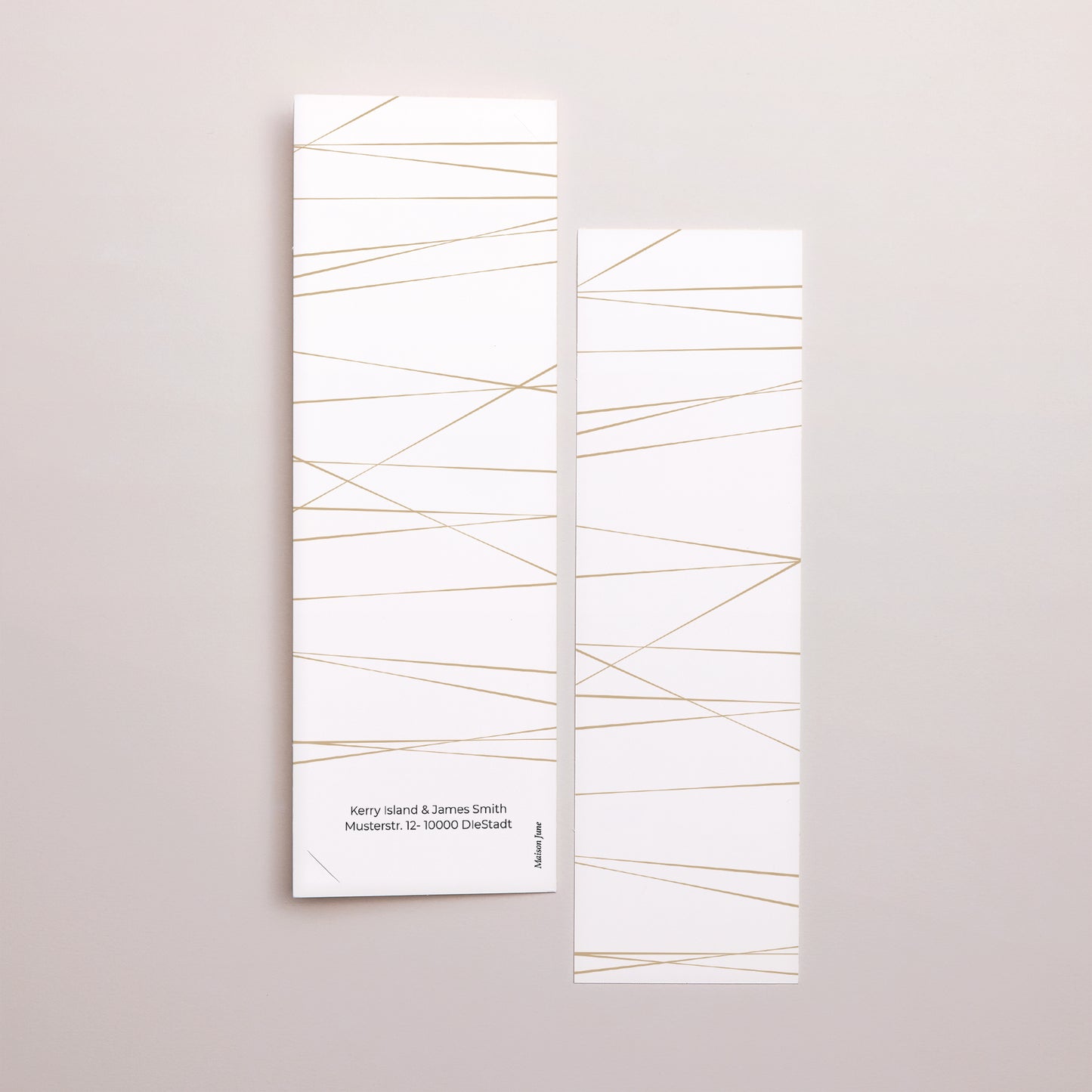 Hochzeitseinladung Fotoautomaten Lesezeichen Minimal Chic foto N° 3