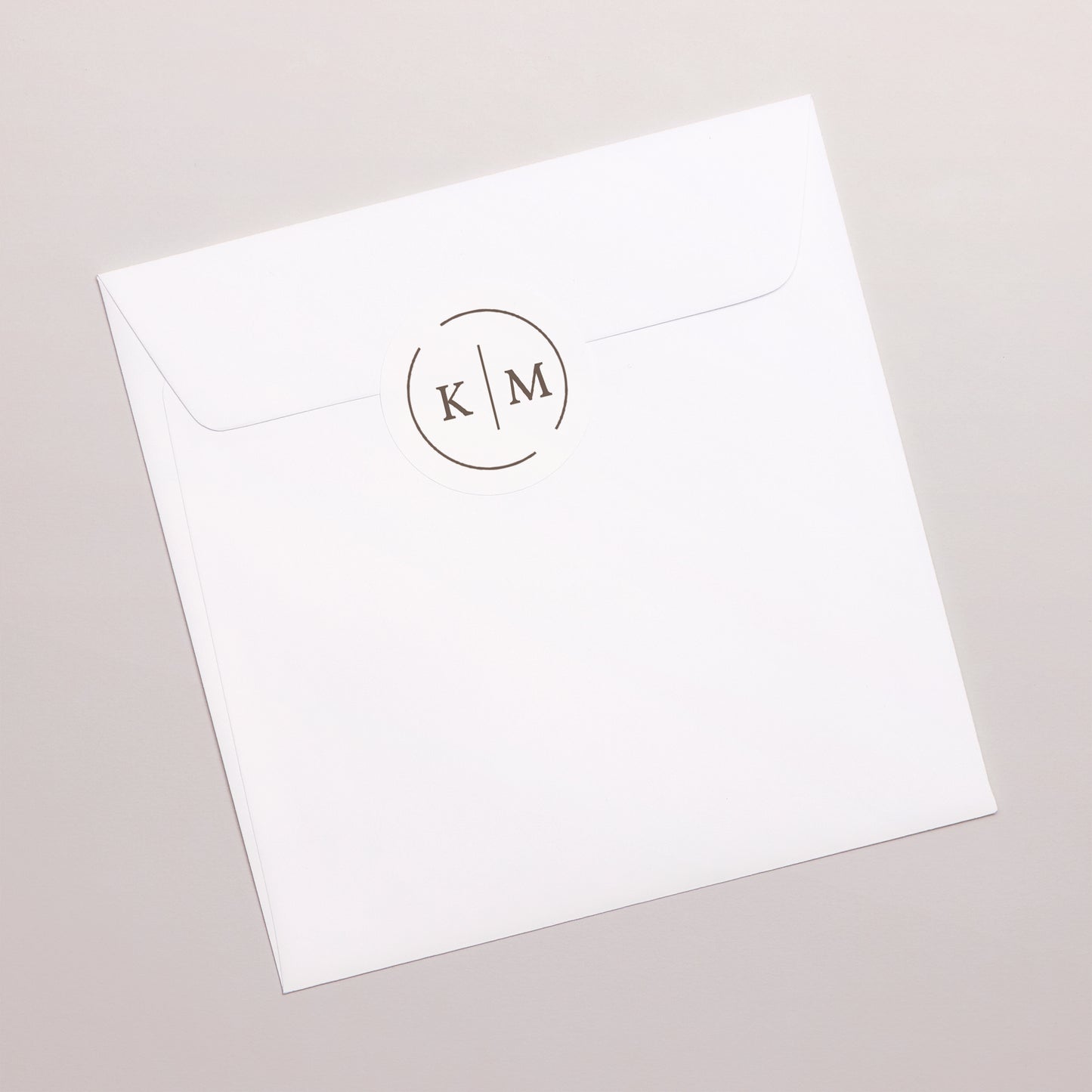 Sticker Hochzeit Rund Modern Nude foto N° 3