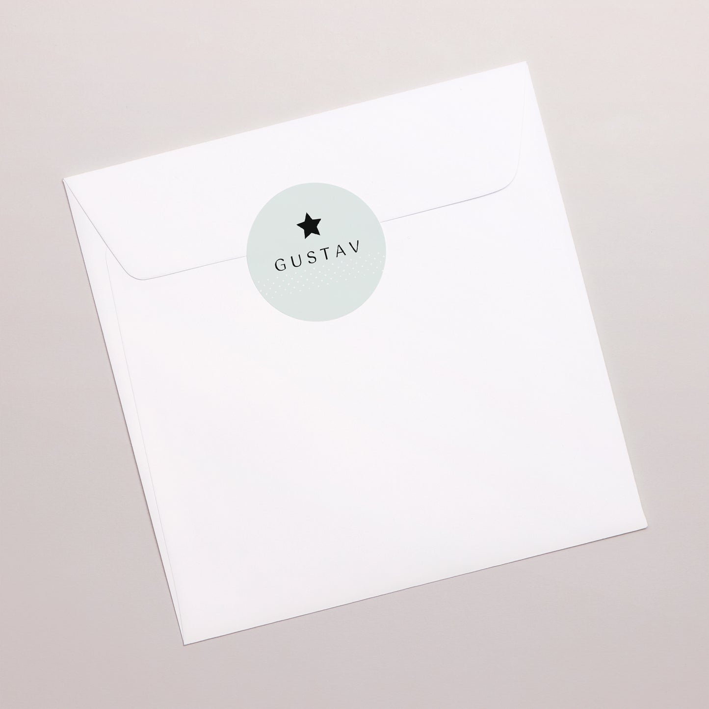 Sticker Geburt Rund Pfefferminze foto N° 3