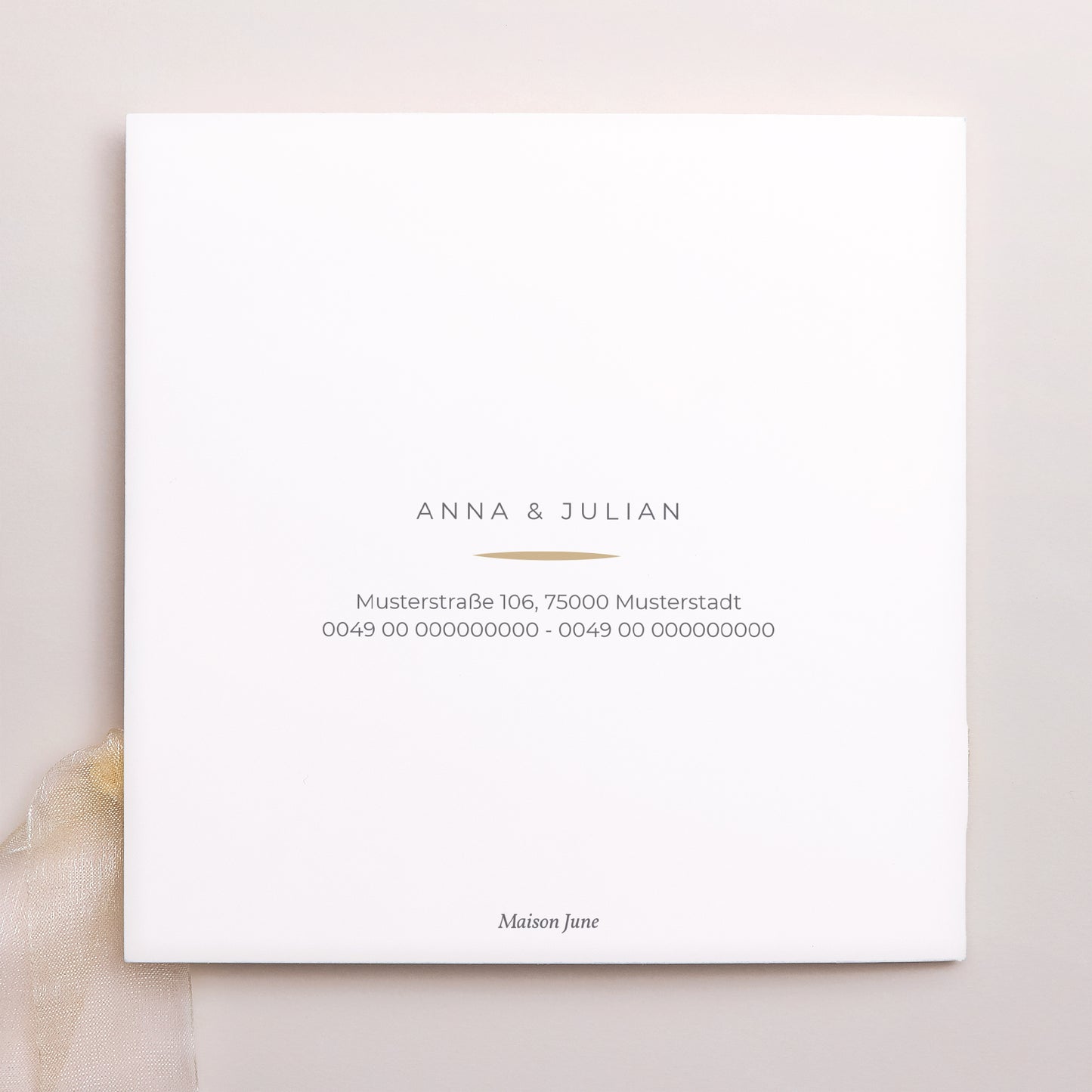 Hochzeitseinladung Quadratische Hülle, 3 Karten, Etikett Palmsonntag Aquarell foto N° 4