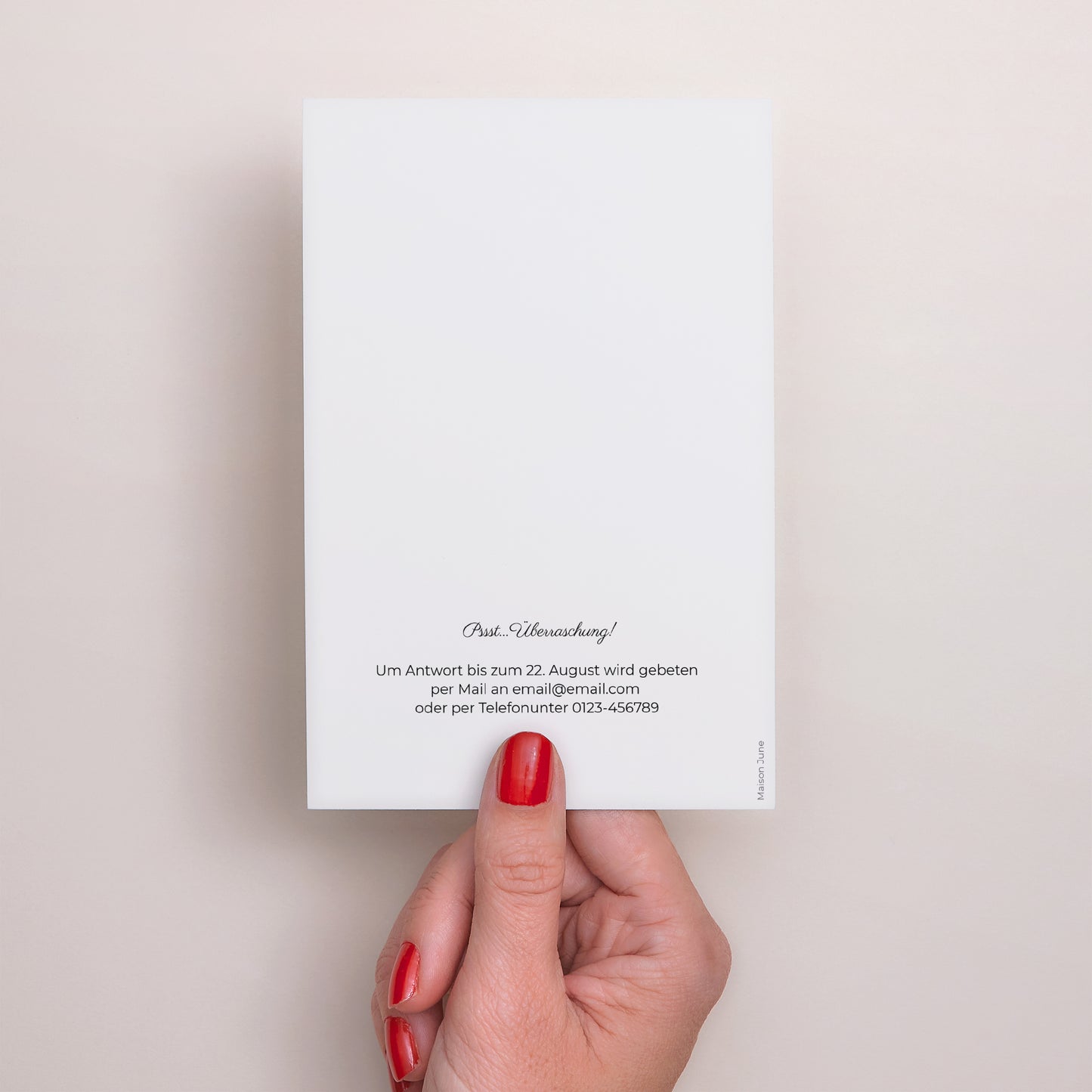 Einladungskarte Geburtstag PortraitPorträt Ziffer 60 foto N° 3