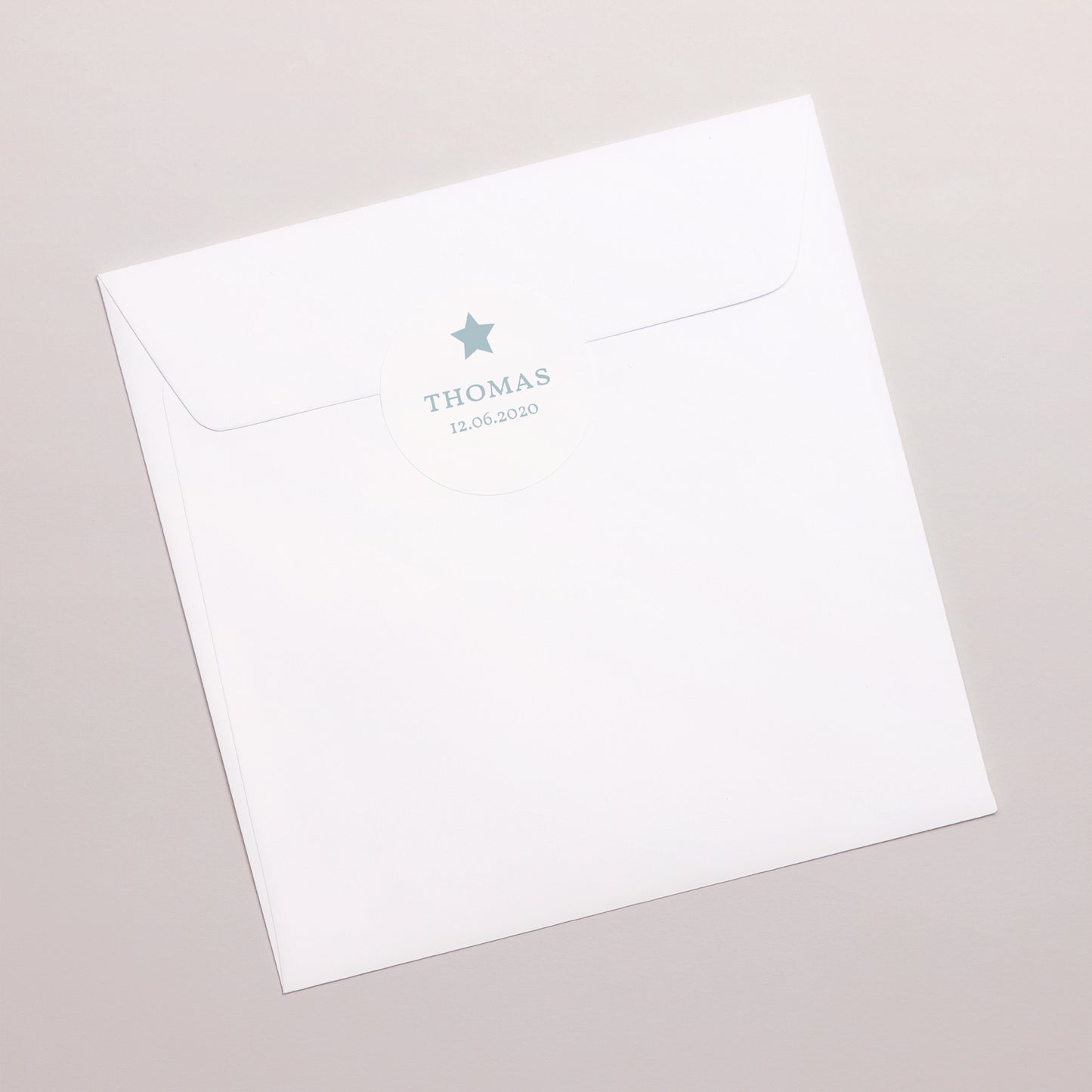 Sticker Taufe Rund Friedlich foto N° 3