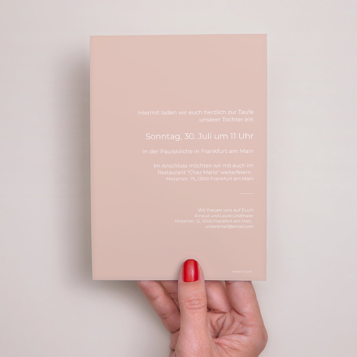 Taufeinladung Abstrakte Ballons foto N° 3