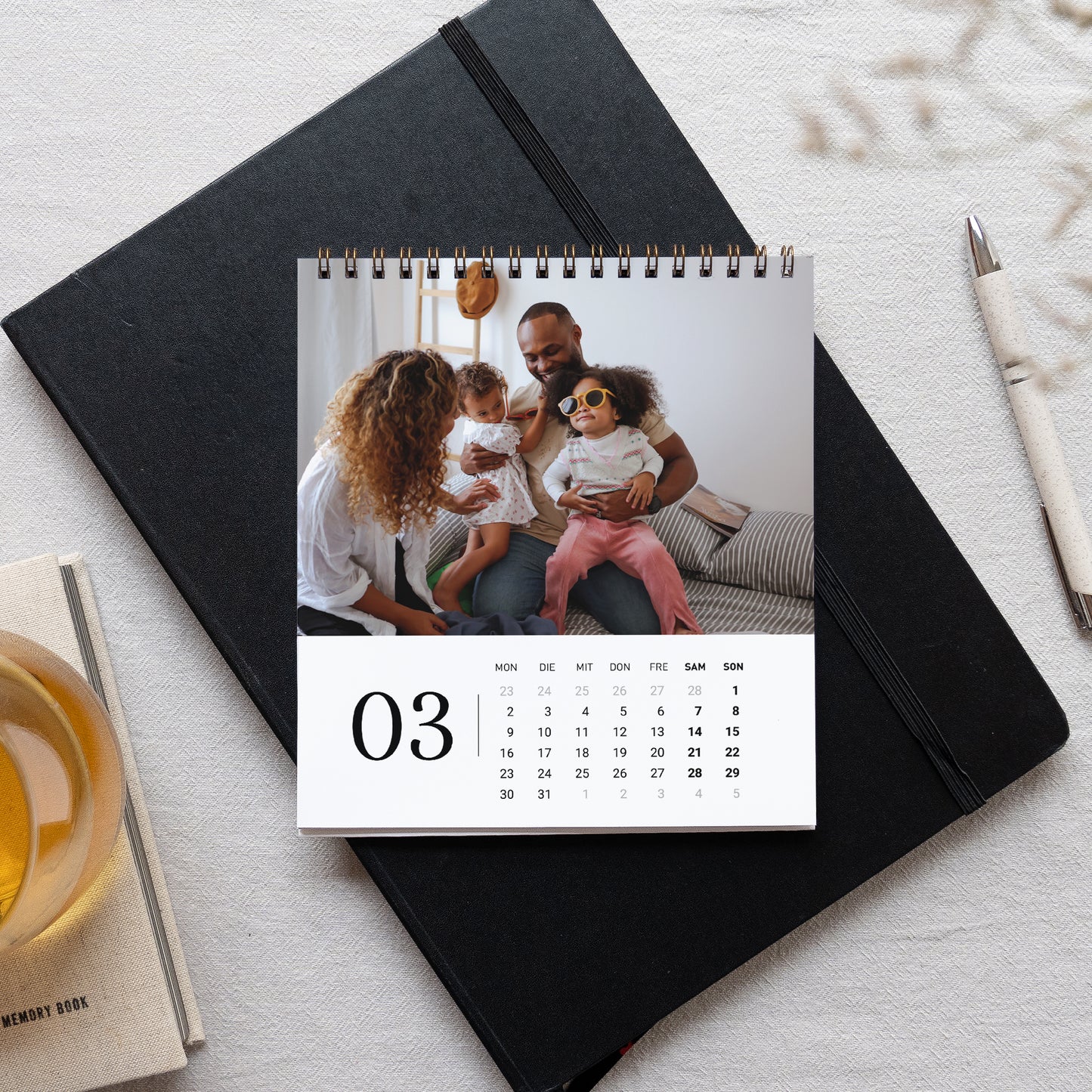 Kalender Weihnachten Büro, Staffelei Leoparden-Tendenz-Gradienten foto N° 3