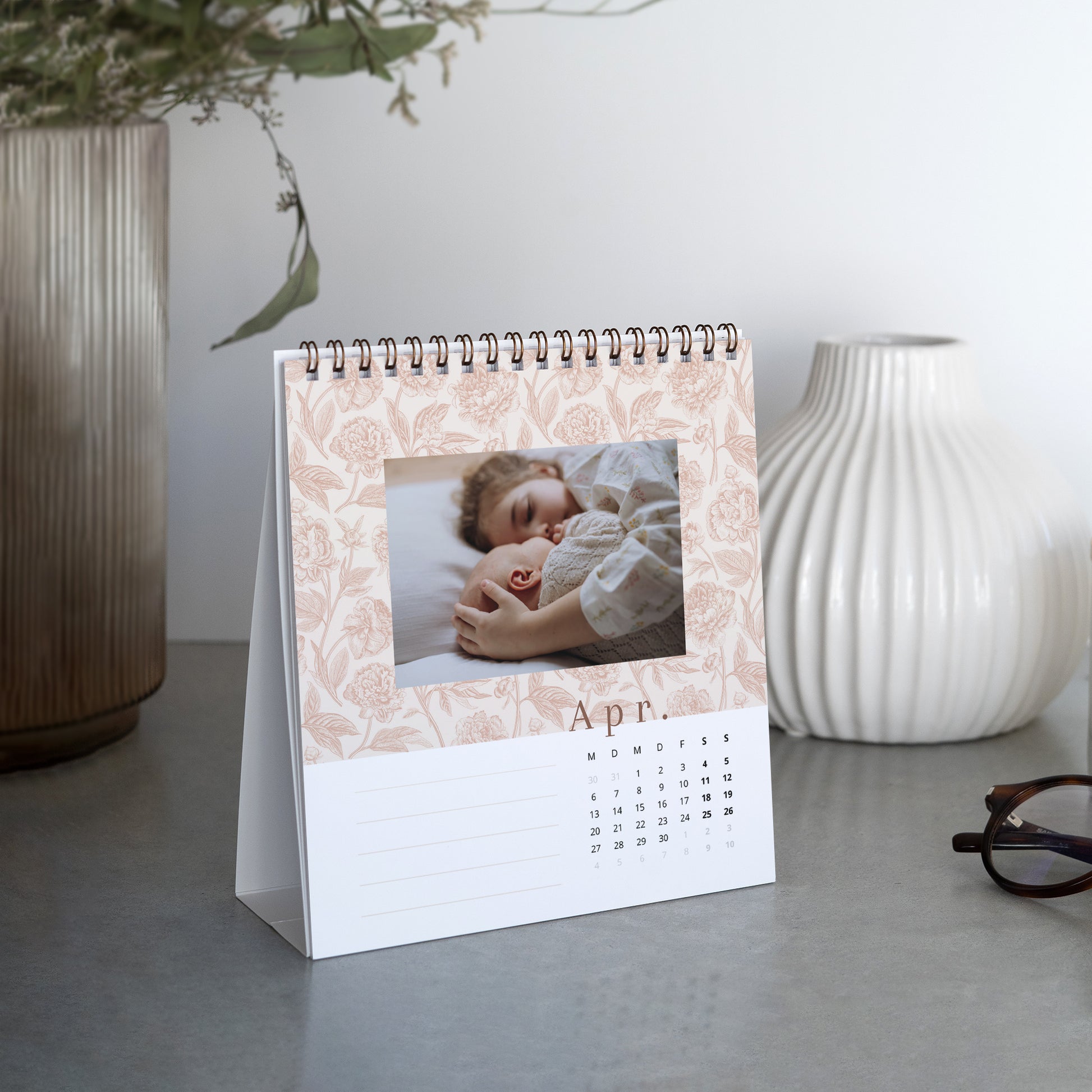 Kalender Weihnachten Büro, Staffelei Die Zeit der Blumen foto N° 2