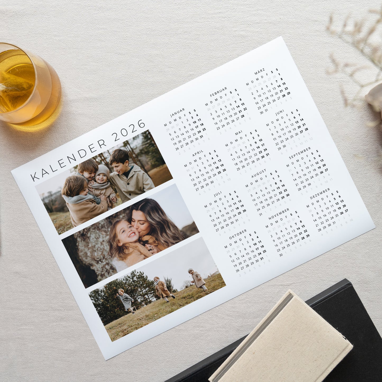 Kalender Weihnachten Einseitiges Landschaftslayou Adventures II foto N° 1