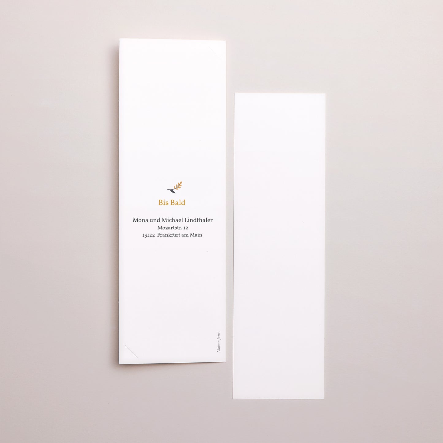 Geburtskarte Fotoautomaten Lesezeichen Indian Summer foto N° 3