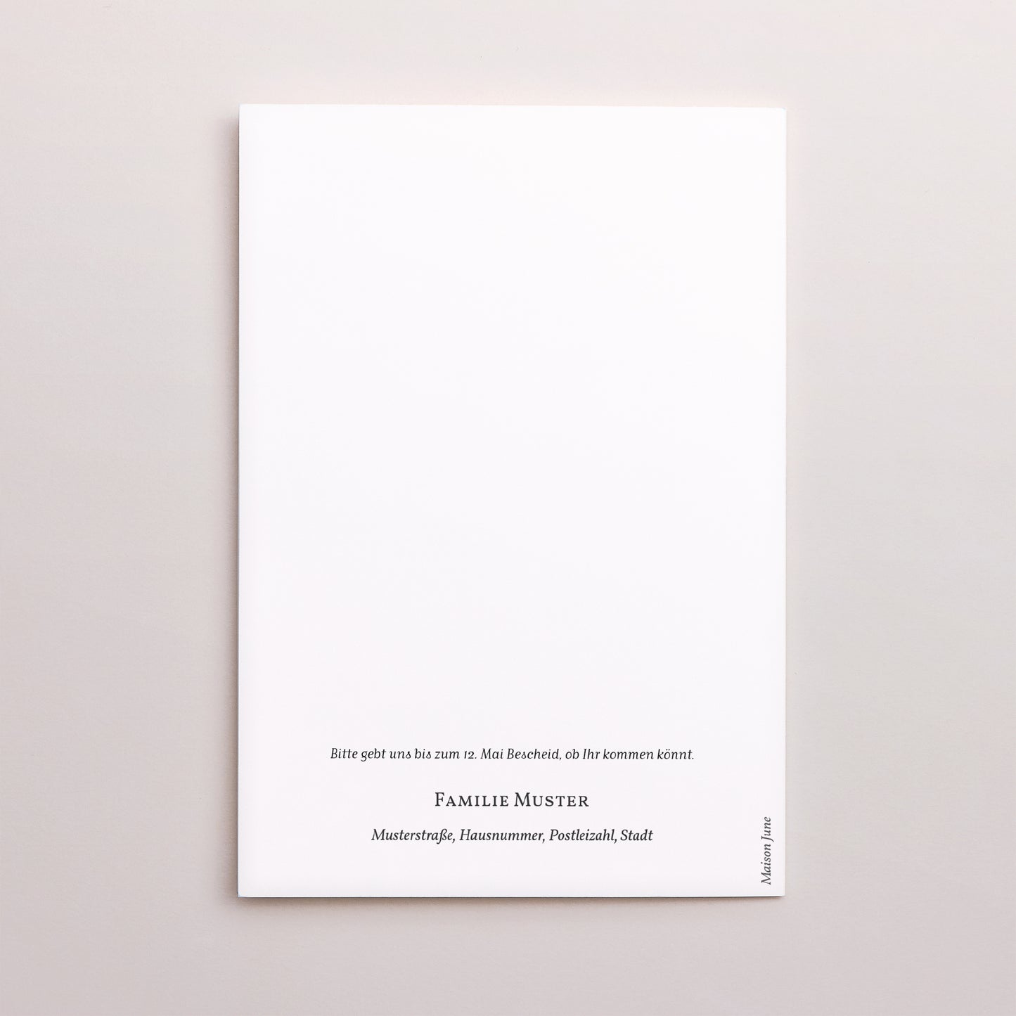 Taufeinladung Doppelter Porträtflügel Epure Bleue foto N° 3