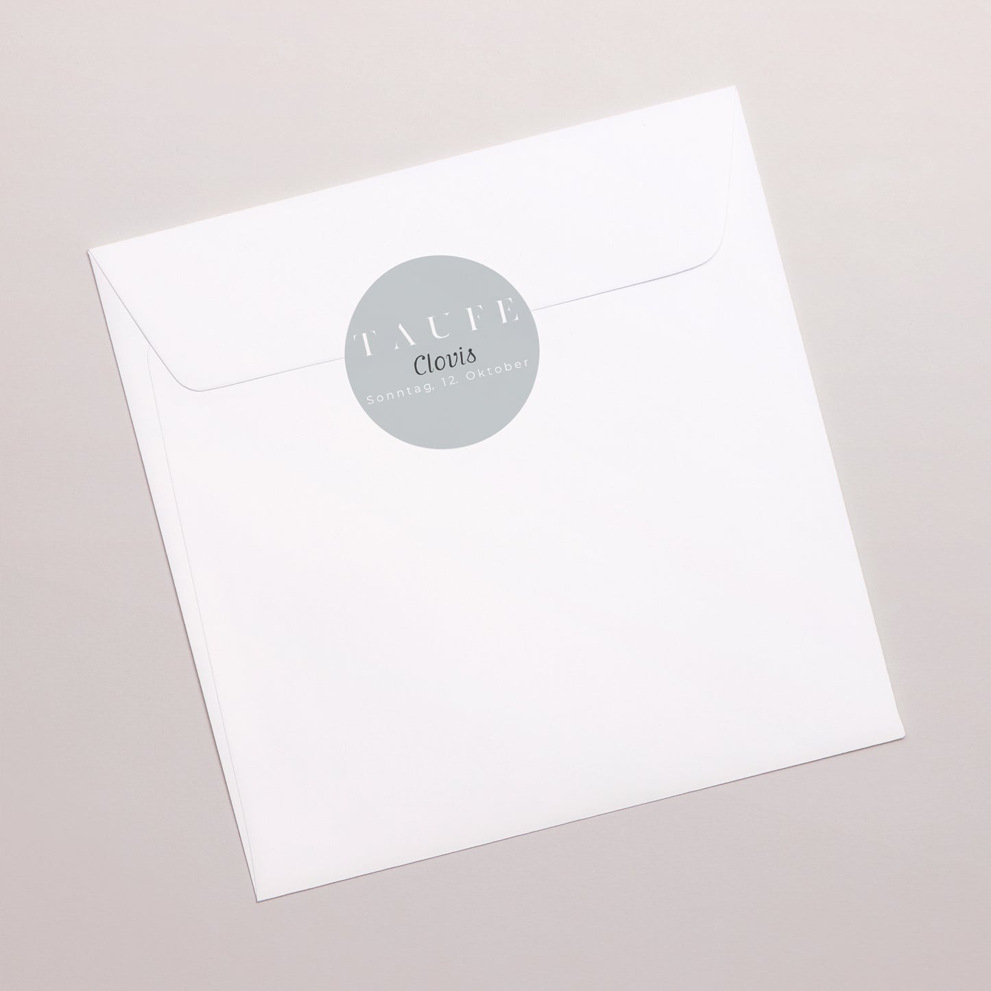 Sticker Taufe Rund Versetzter Falz foto N° 3