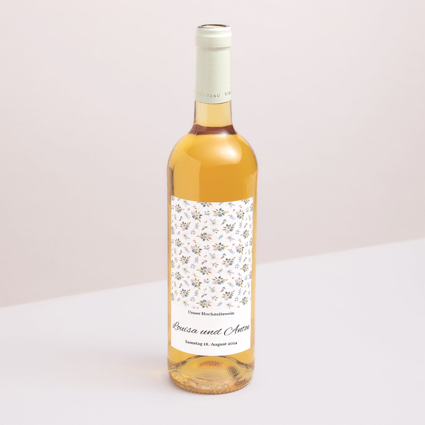 Flaschenetikett Hochzeit Porträt Milleflori foto N° 1