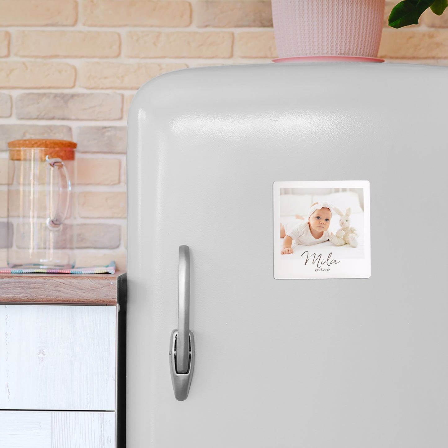 Geburtskarten Satz von 9, magnetisch. Foto Pola foto N° 4