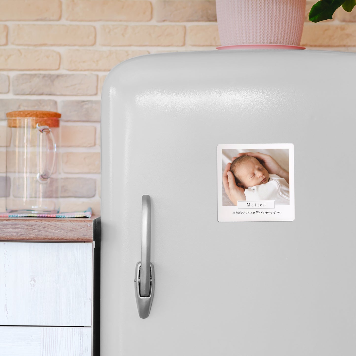 Geburtskarte Satz von 9, magnetisch. Miniformat foto N° 4
