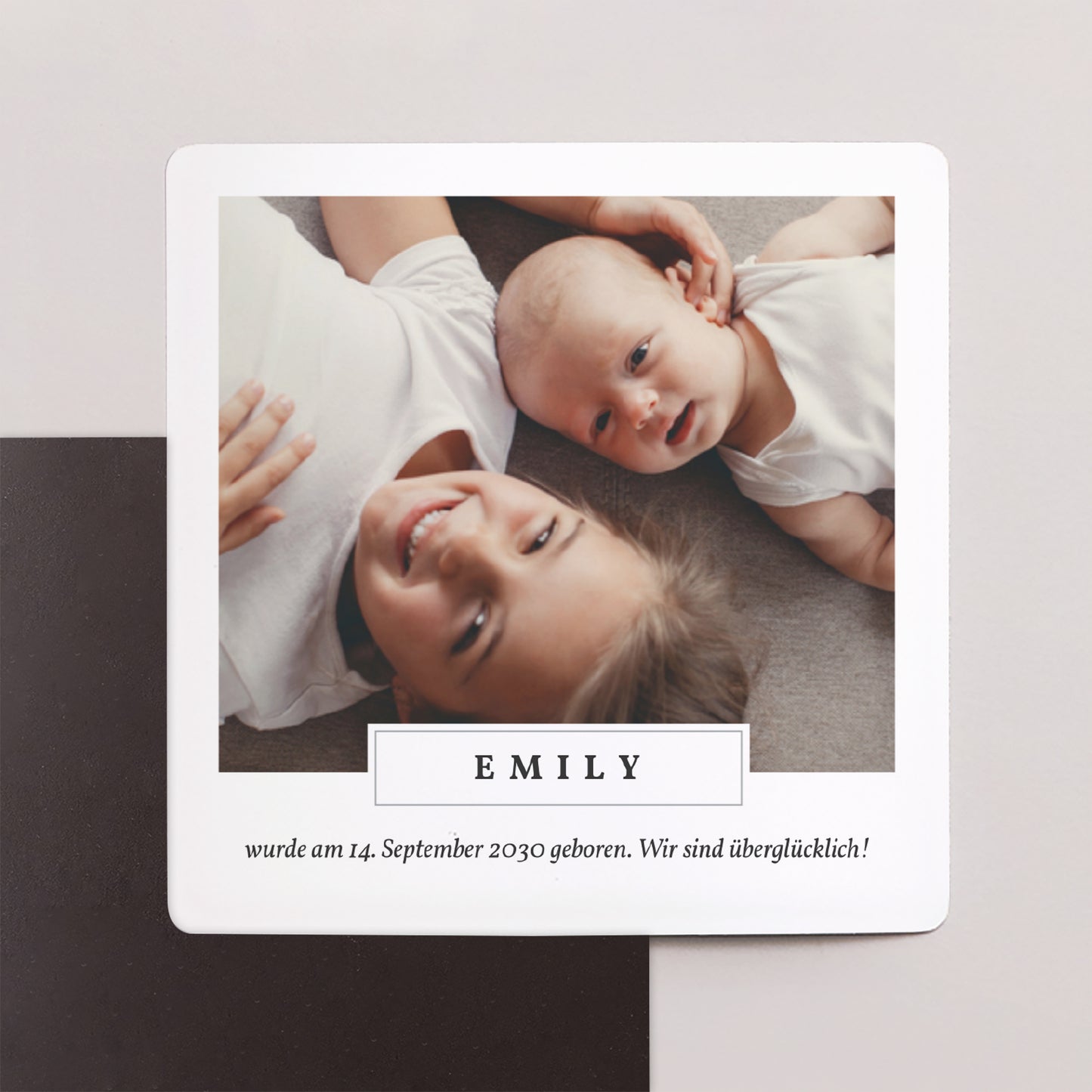 Geburtskarte Satz von 9, magnetisch. So Deco foto N° 1